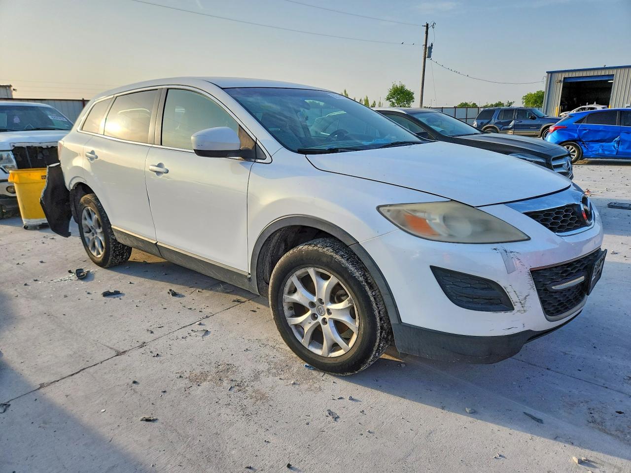 2011 Mazda Cx-9 White vin: JM3TB2BA1B0315523