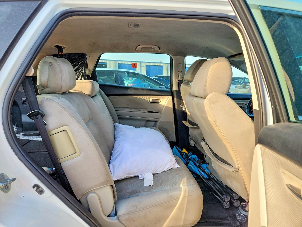 2011 Mazda Cx-9 White vin: JM3TB2BA1B0315523