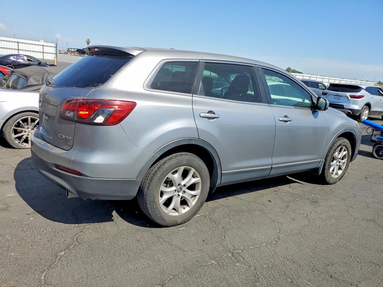 2015 Mazda Cx-9 Sport Silver vin: JM3TB2BA2F0454324
