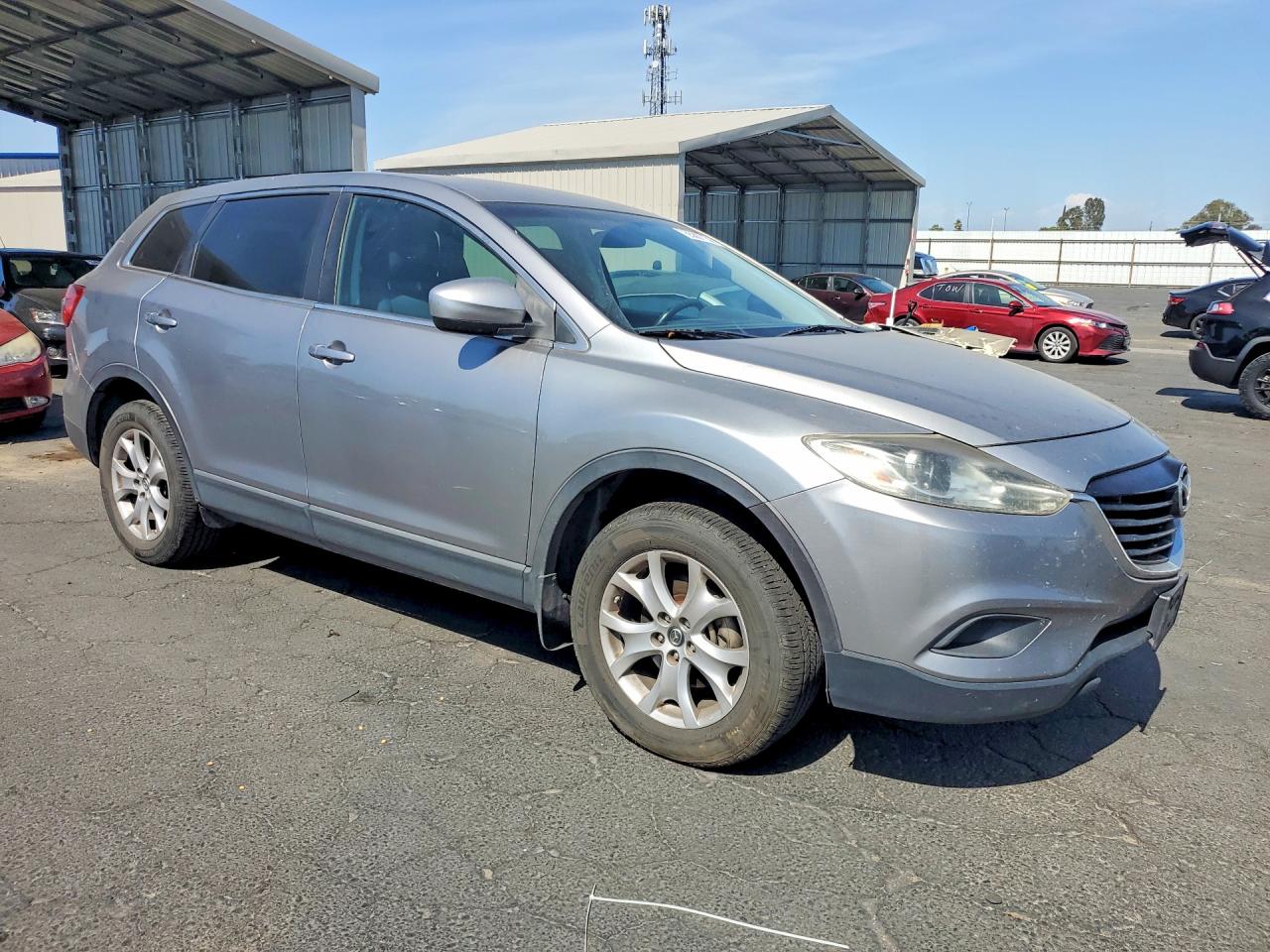 2015 Mazda Cx-9 Sport Silver vin: JM3TB2BA2F0454324