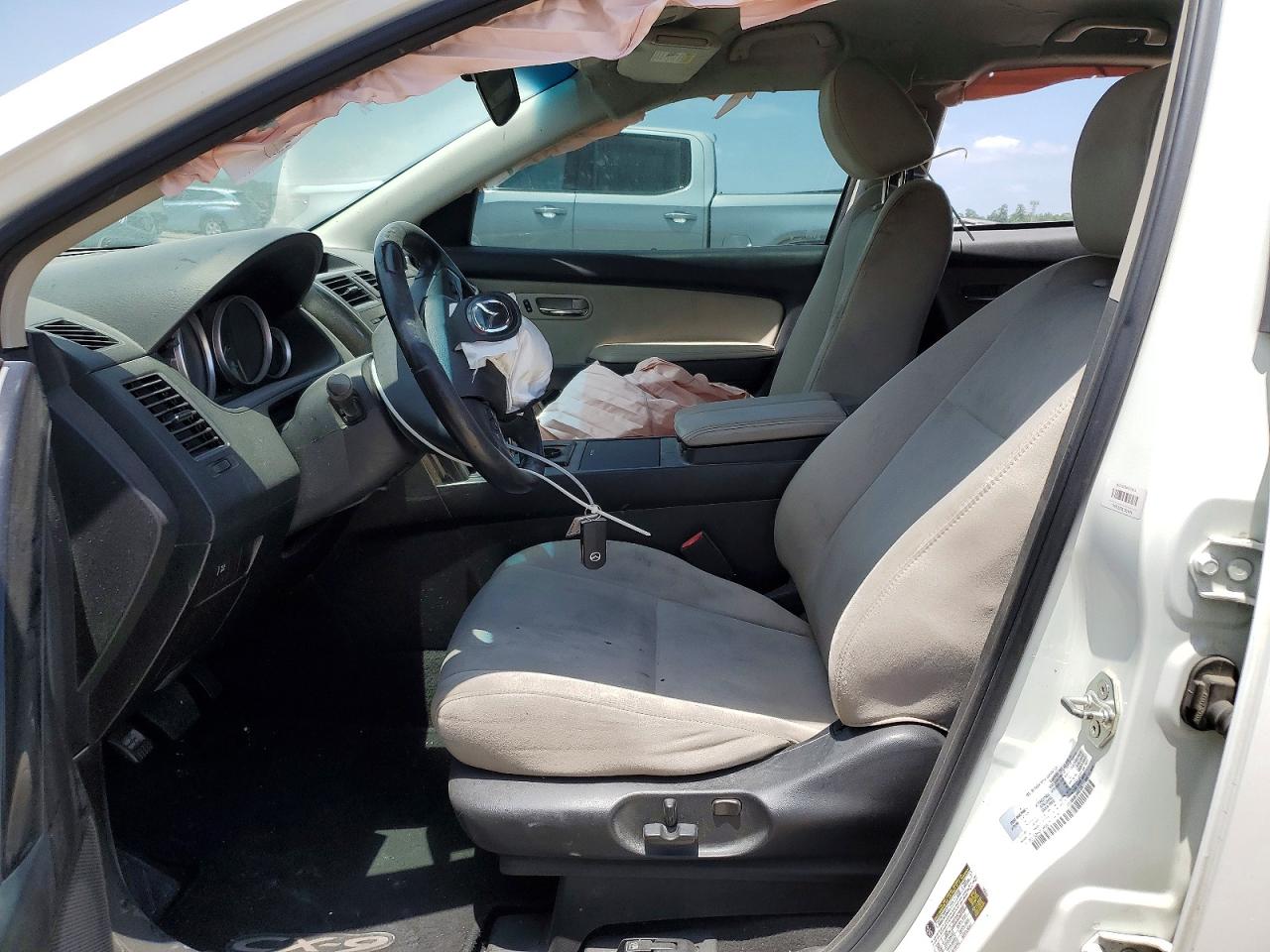 2015 Mazda Cx-9 White vin: JM3TB2BA2F0455876