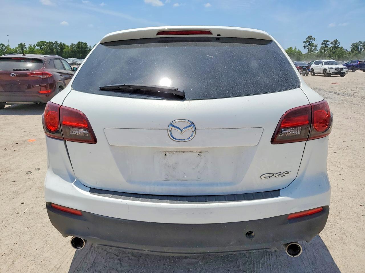 2015 Mazda Cx-9 White vin: JM3TB2BA2F0455876