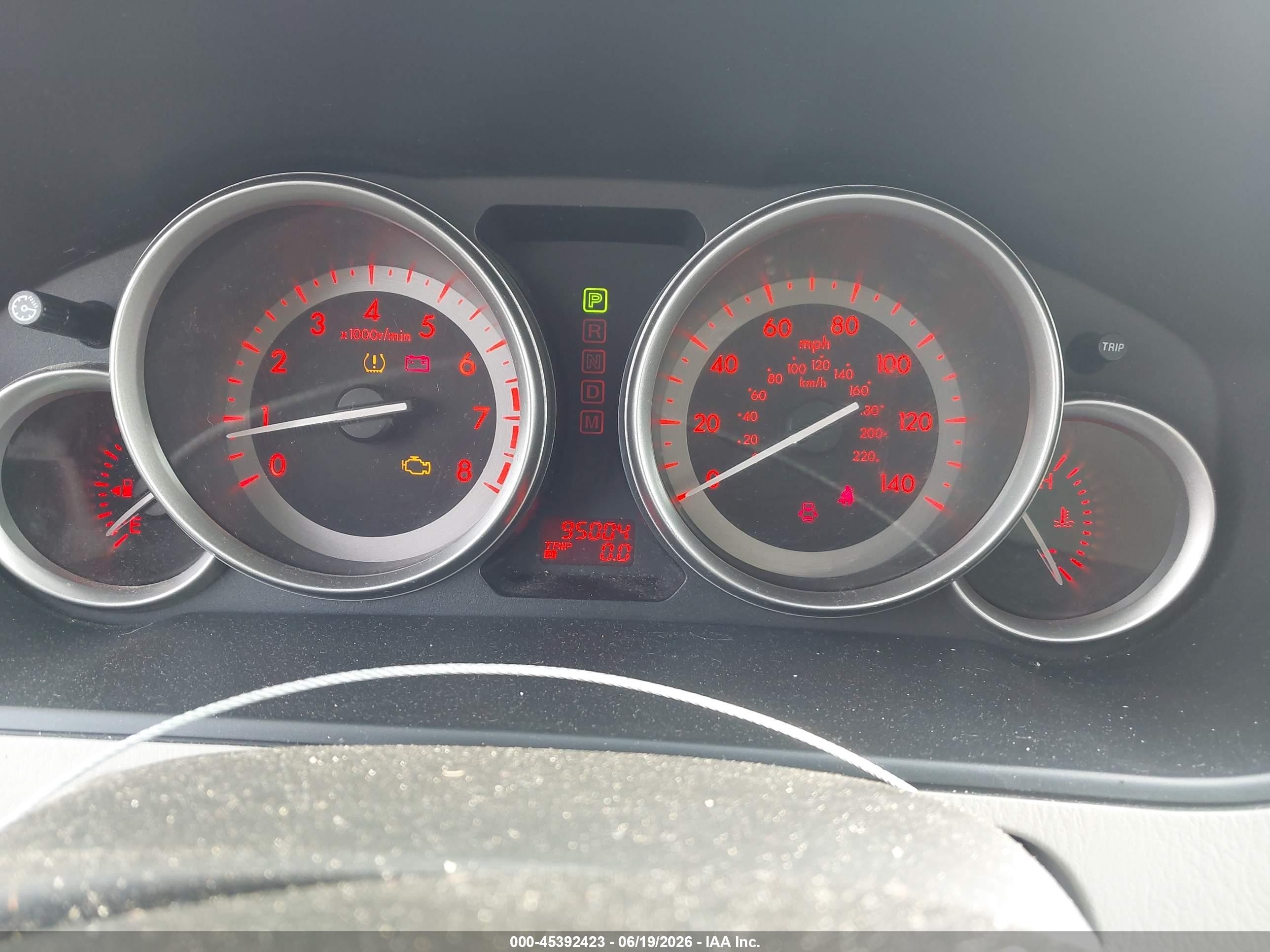 2011 Mazda Cx-9 Sport Green vin: JM3TB2BA4B0323552