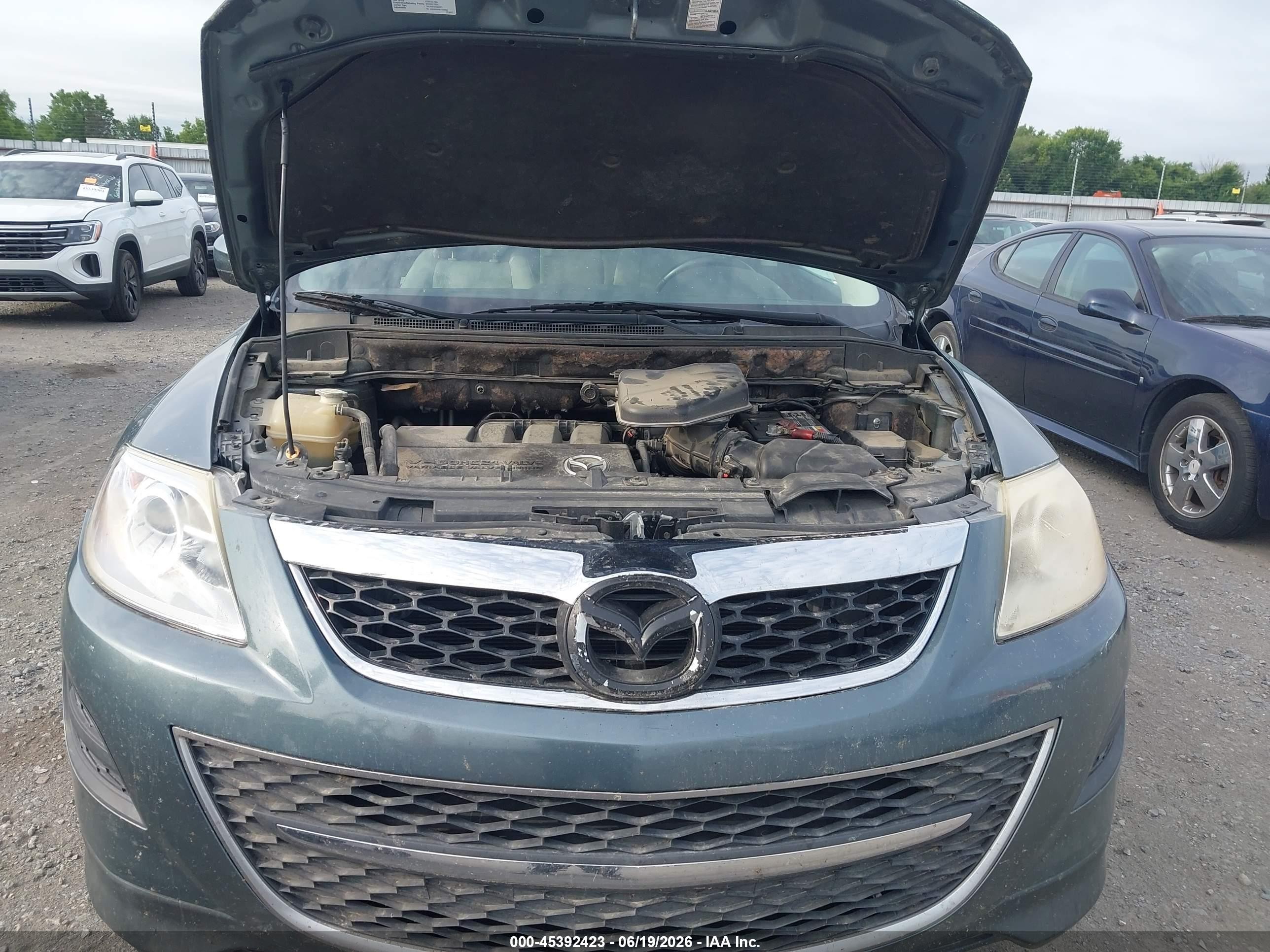 2011 Mazda Cx-9 Sport Green vin: JM3TB2BA4B0323552