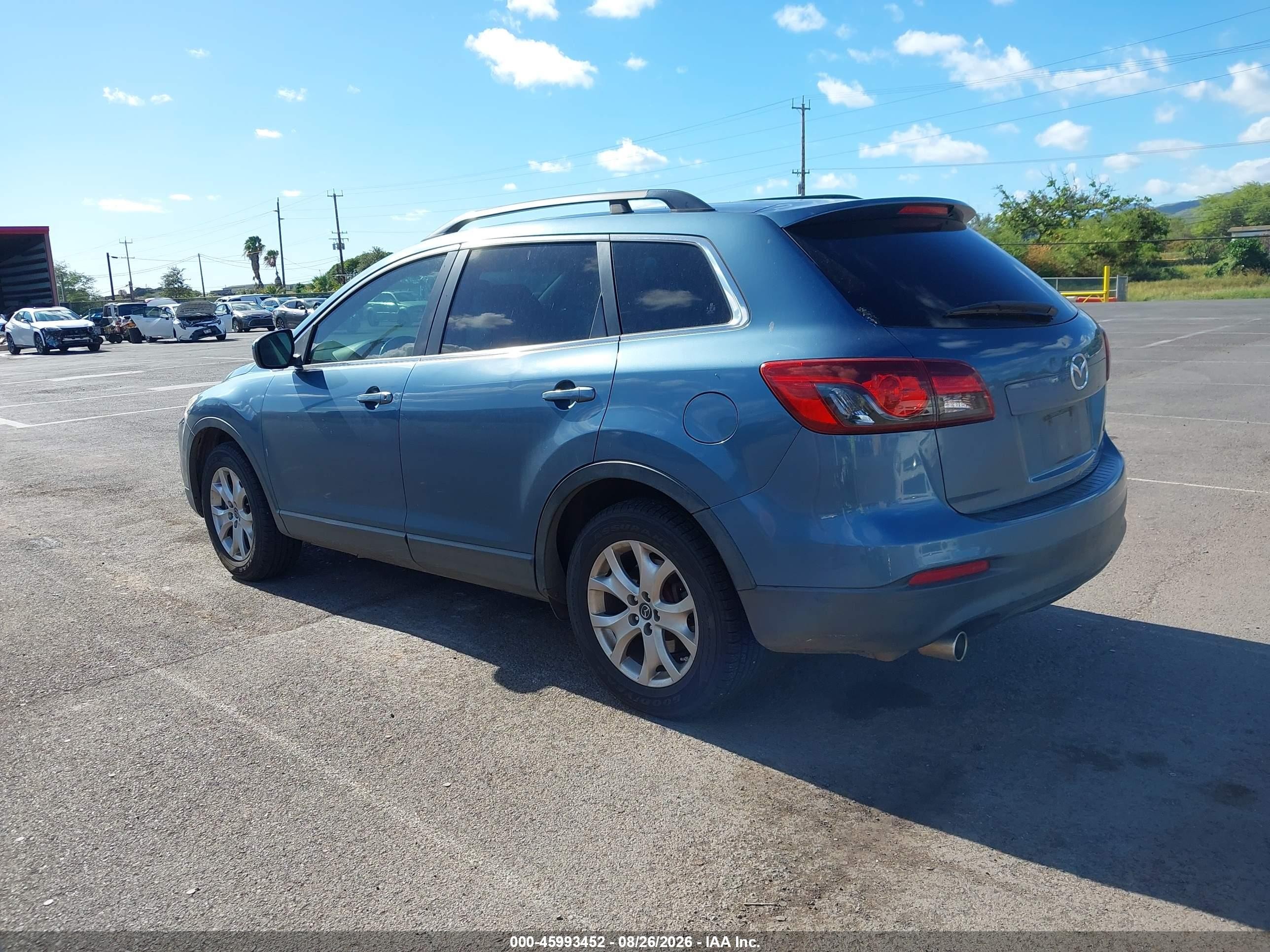 2014 Mazda Cx-9 Sport Blue vin: JM3TB2BA4E0441184