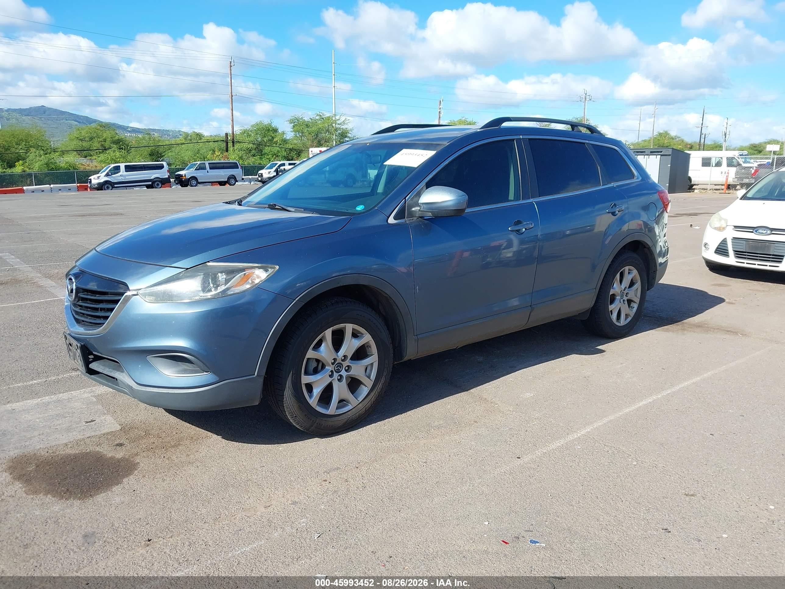 2014 Mazda Cx-9 Sport Blue vin: JM3TB2BA4E0441184