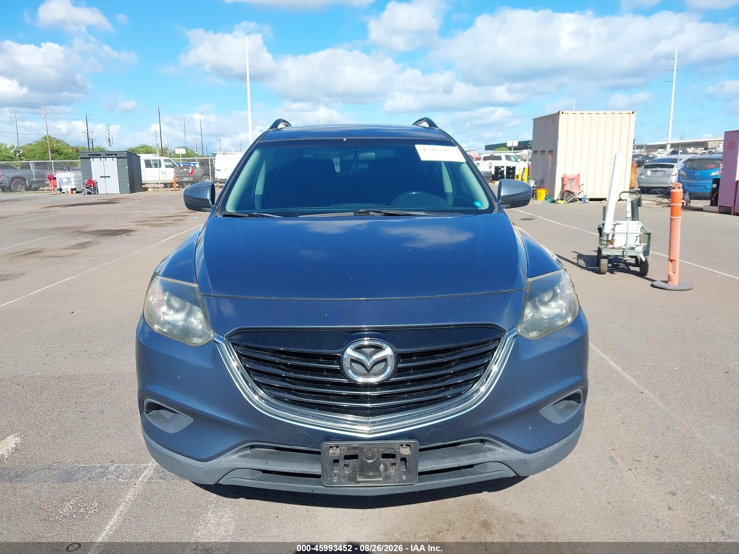 2014 Mazda Cx-9 Sport Blue vin: JM3TB2BA4E0441184