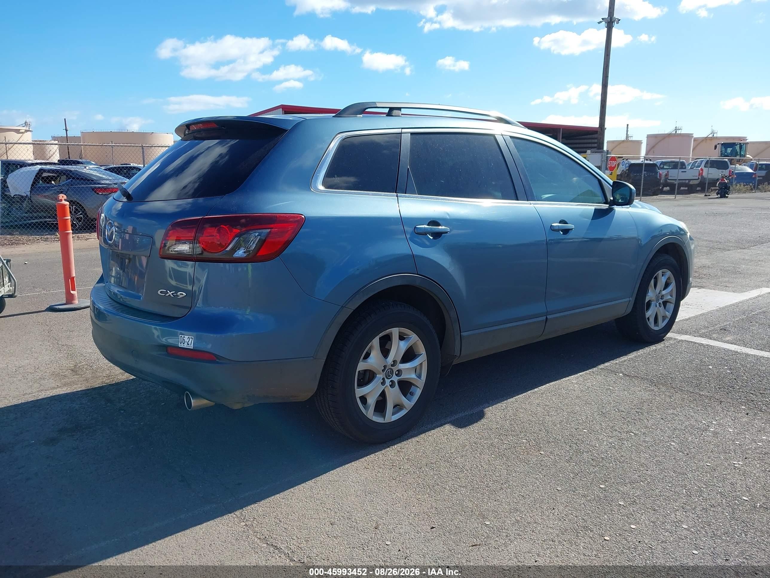 2014 Mazda Cx-9 Sport Blue vin: JM3TB2BA4E0441184