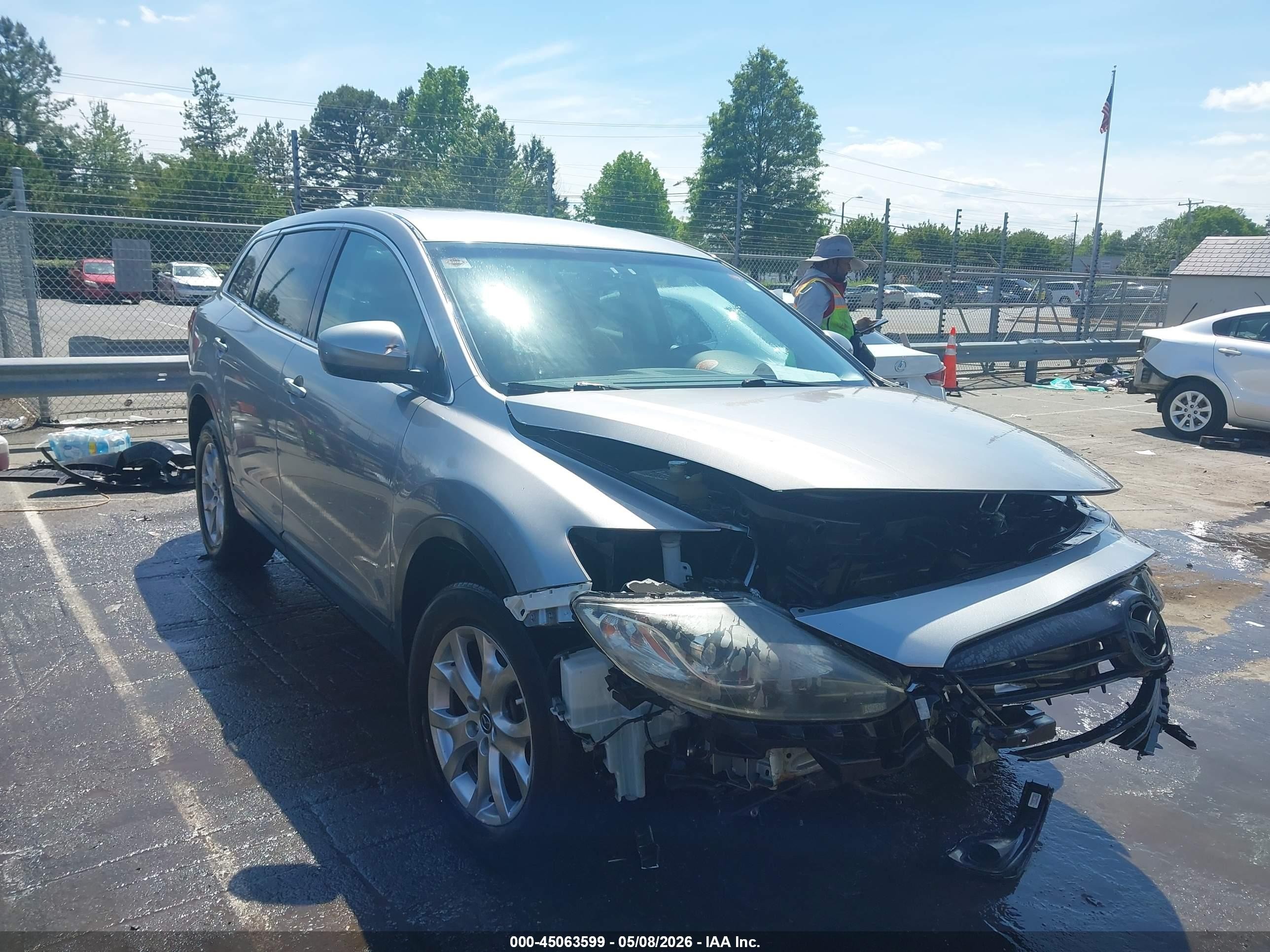 2015 Mazda Cx-9 Sport Gray vin: JM3TB2BA5F0454723