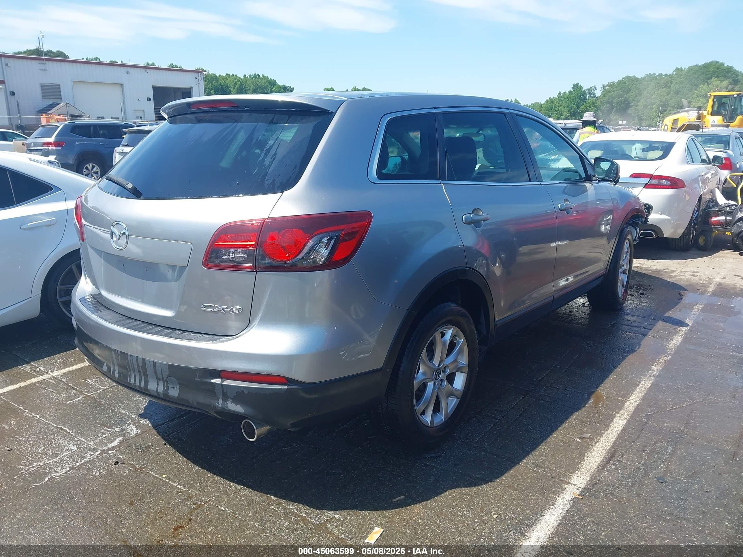 2015 Mazda Cx-9 Sport Gray vin: JM3TB2BA5F0454723