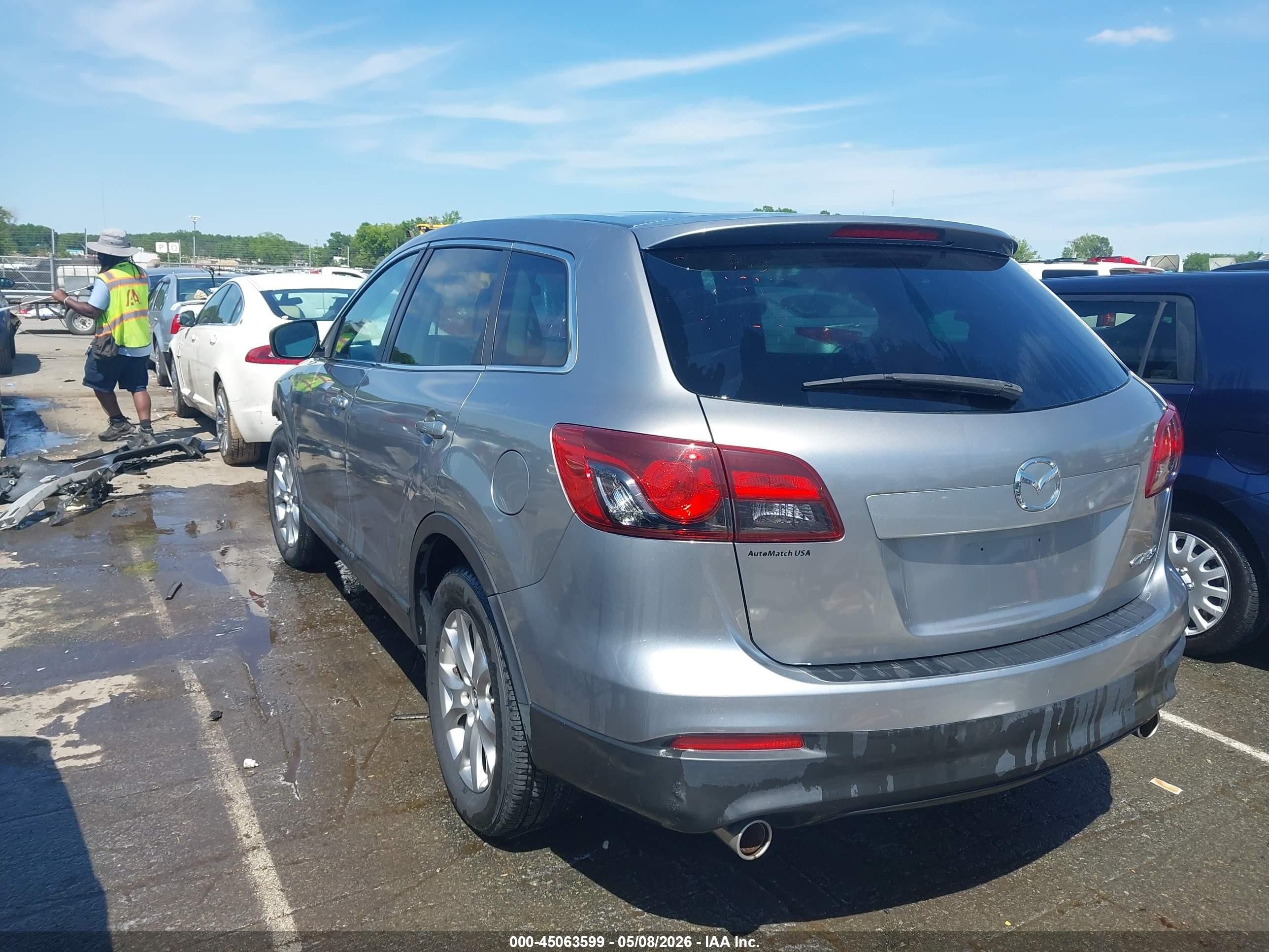 2015 Mazda Cx-9 Sport Gray vin: JM3TB2BA5F0454723