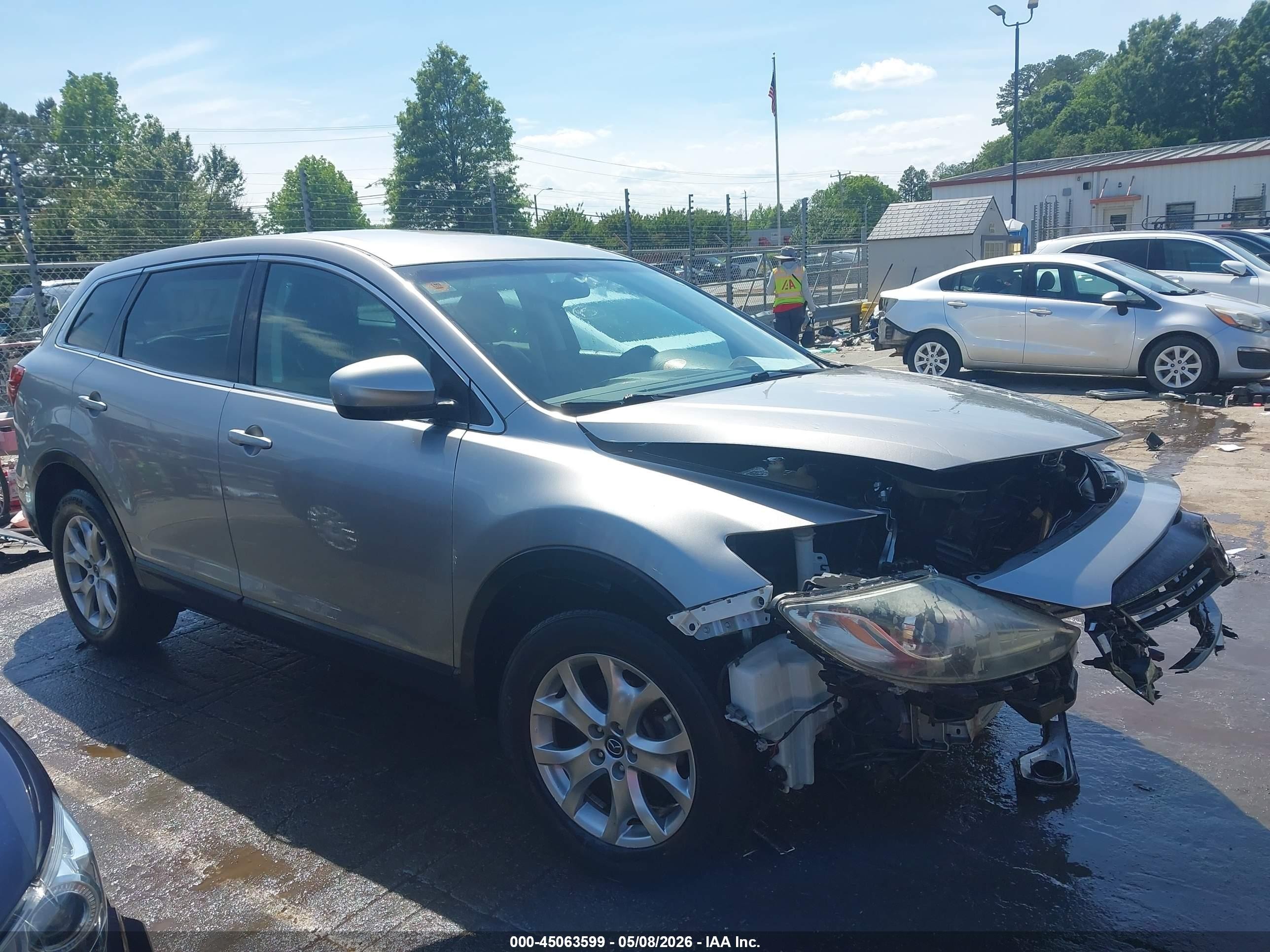 2015 Mazda Cx-9 Sport Gray vin: JM3TB2BA5F0454723
