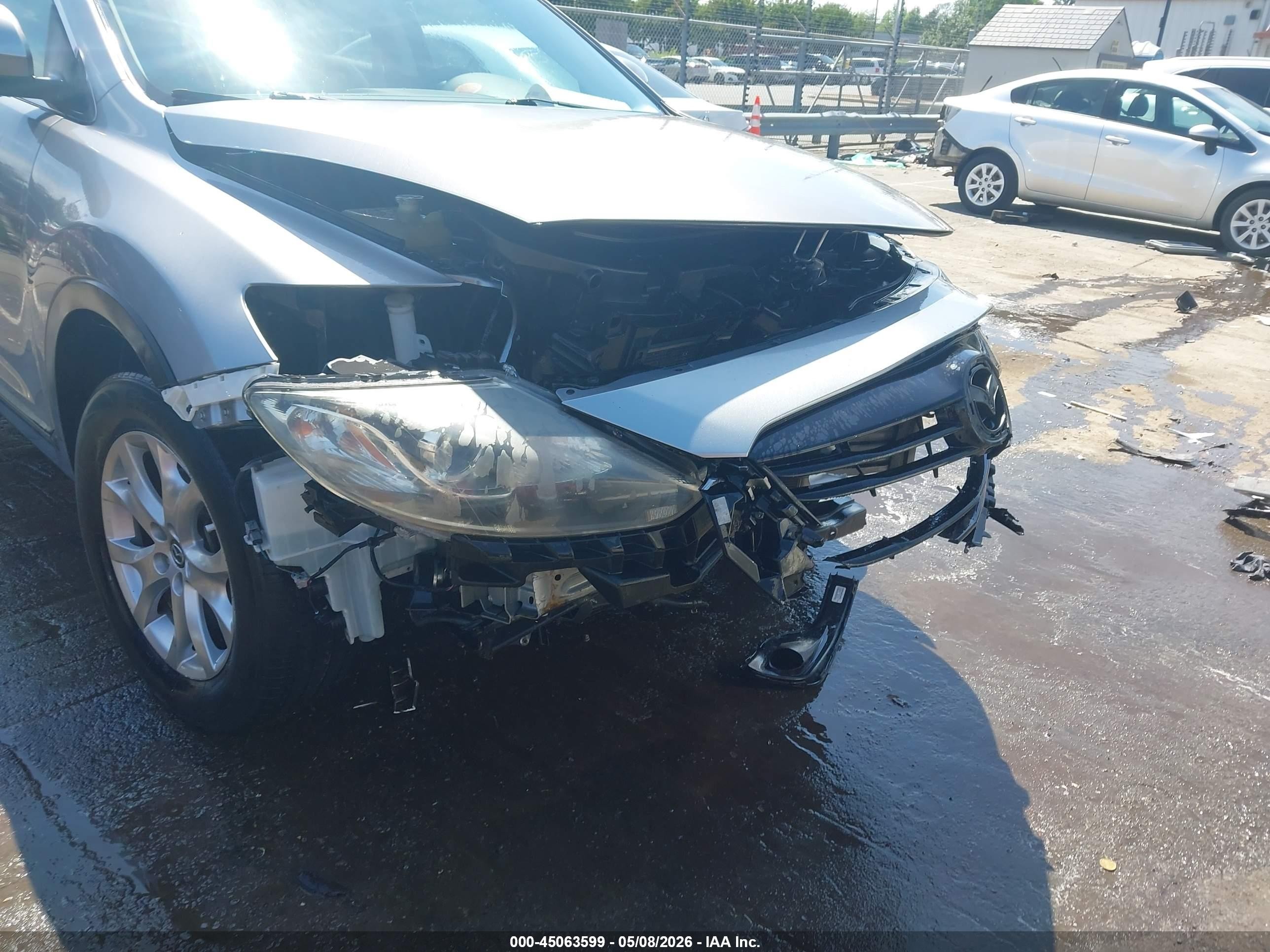 2015 Mazda Cx-9 Sport Gray vin: JM3TB2BA5F0454723