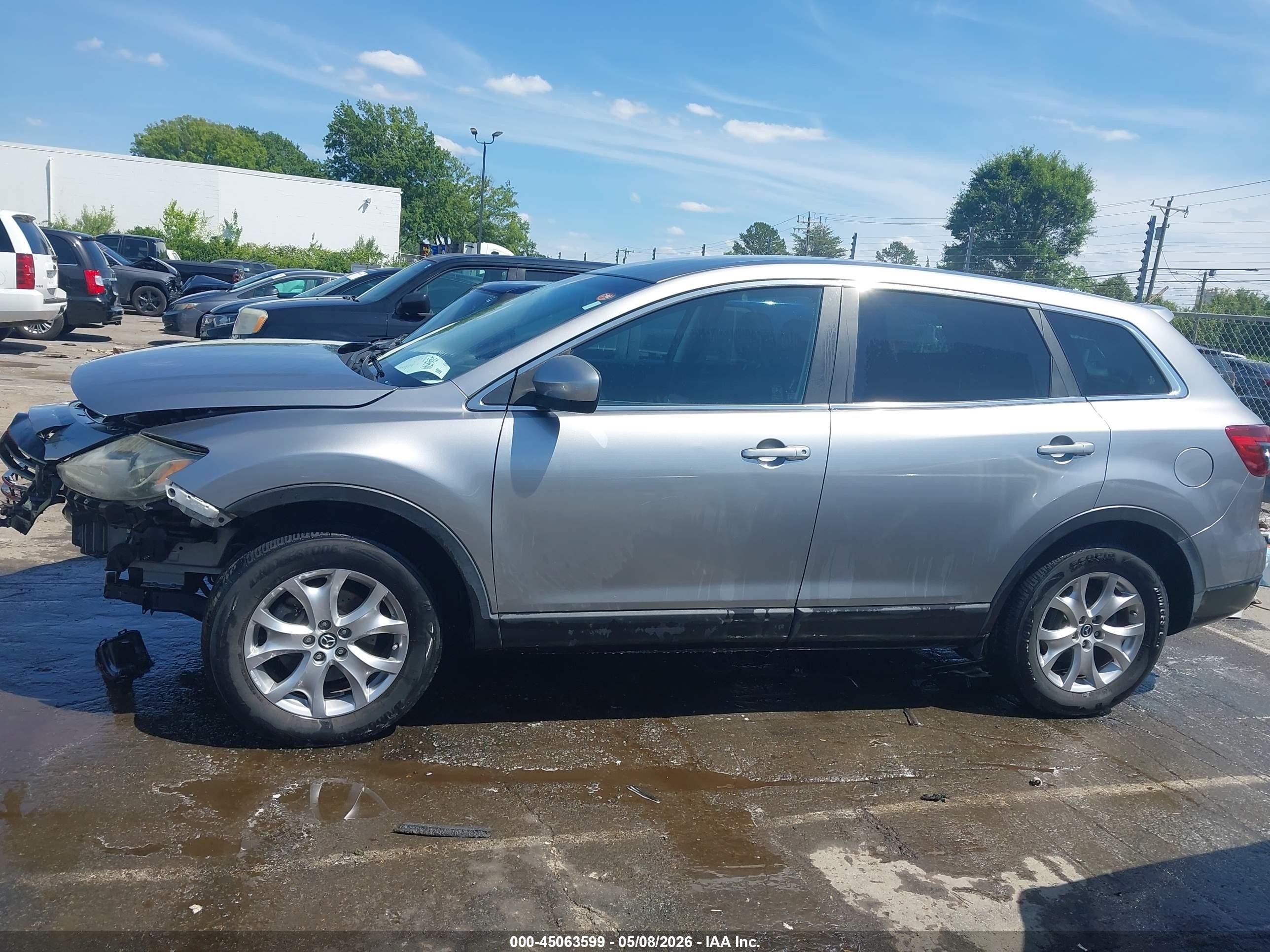 2015 Mazda Cx-9 Sport Gray vin: JM3TB2BA5F0454723