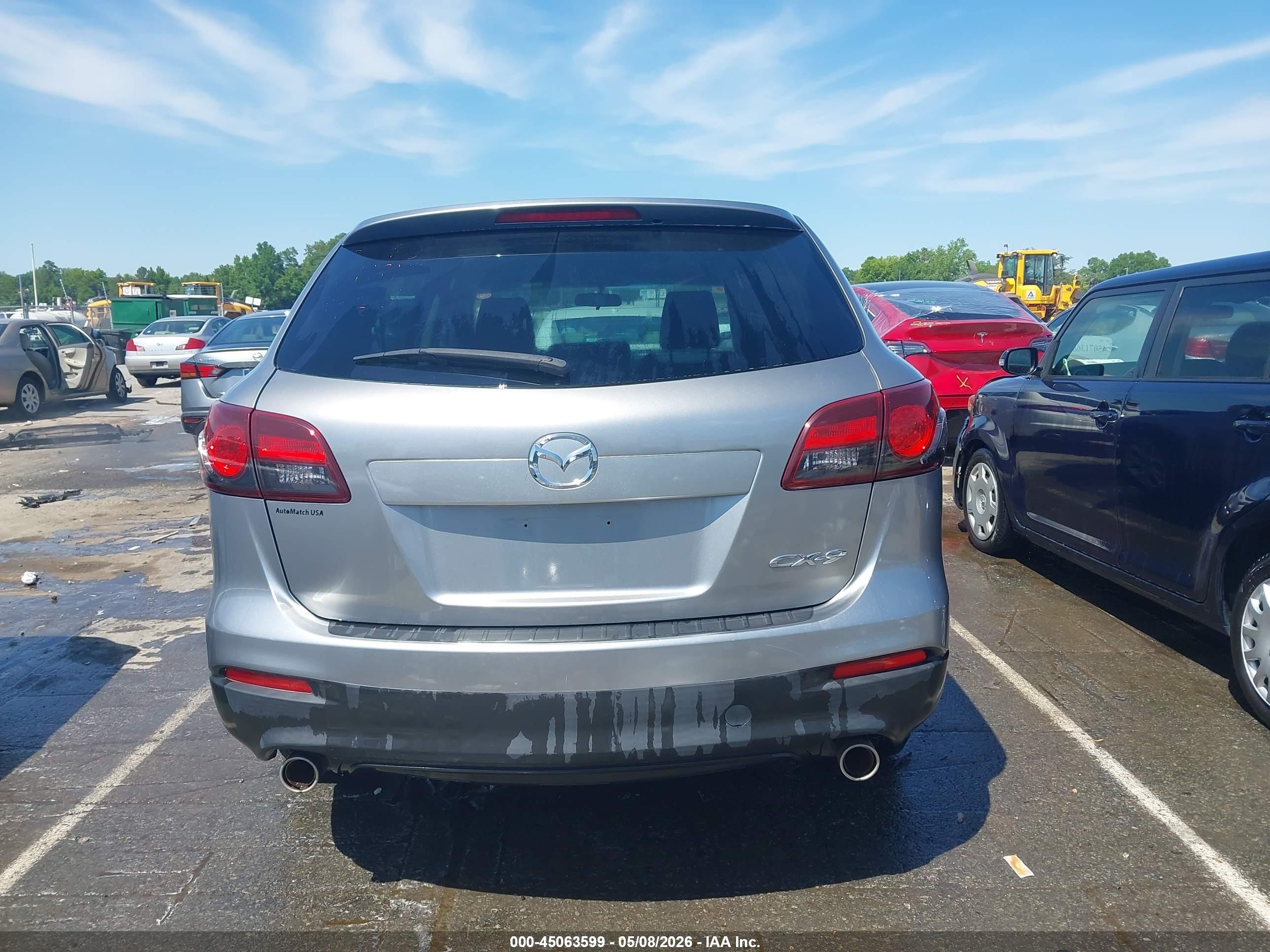 2015 Mazda Cx-9 Sport Gray vin: JM3TB2BA5F0454723