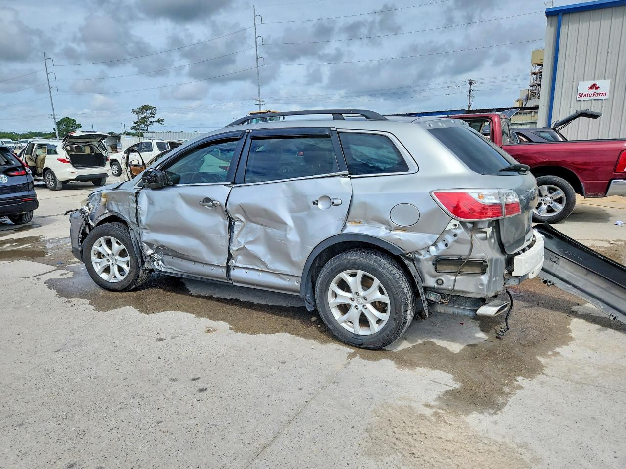 2012 Mazda Cx-9 Серебряный vin: JM3TB2BA6C0338975