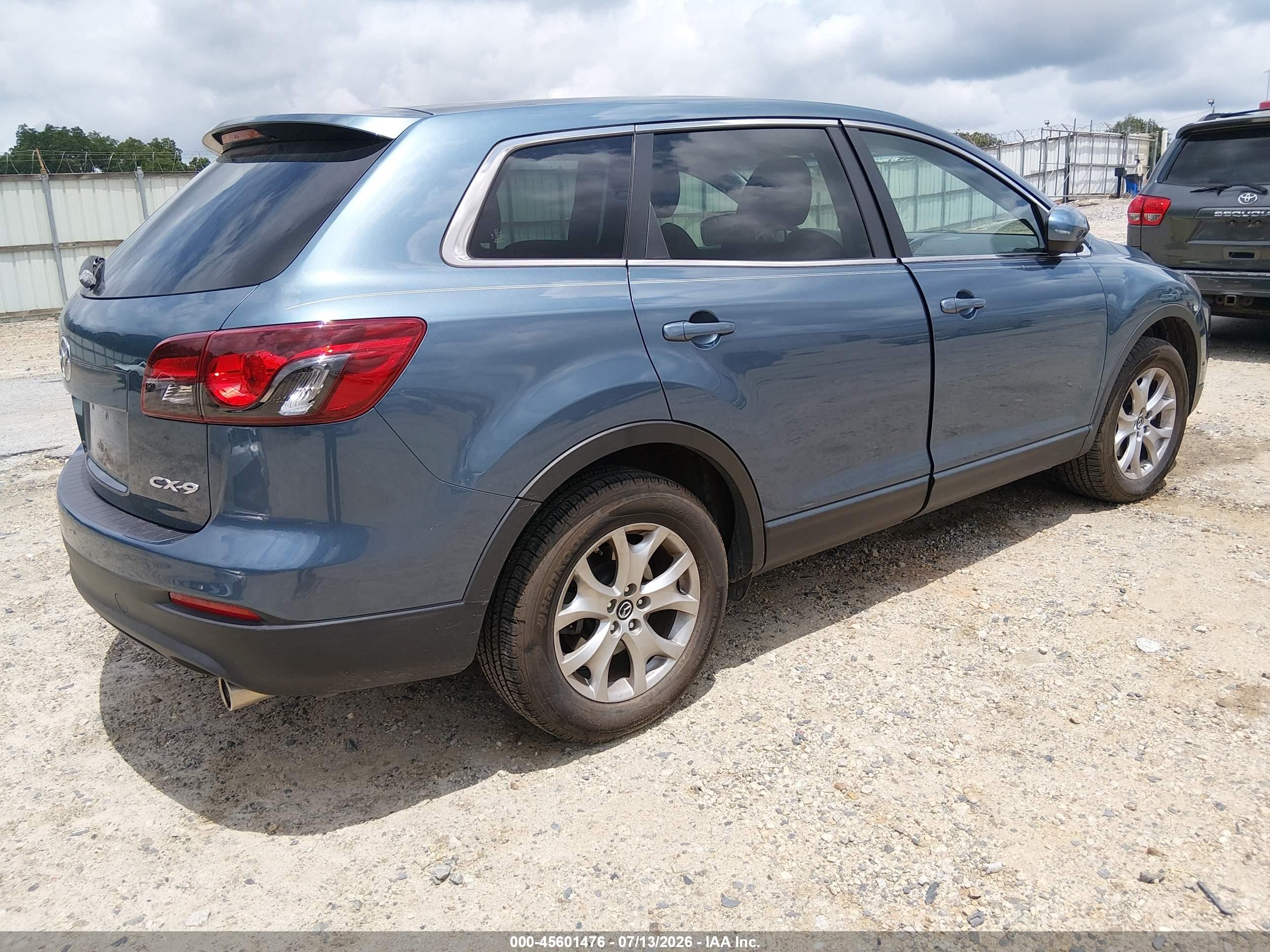 2015 Mazda Cx-9 Sport Blue vin: JM3TB2BA6F0453421