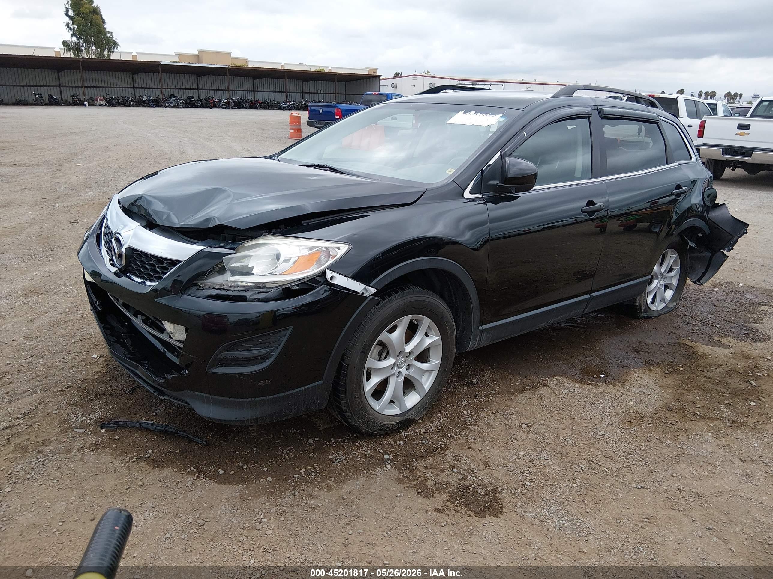 2012 Mazda Cx-9 Sport Black vin: JM3TB2BA7C0365828