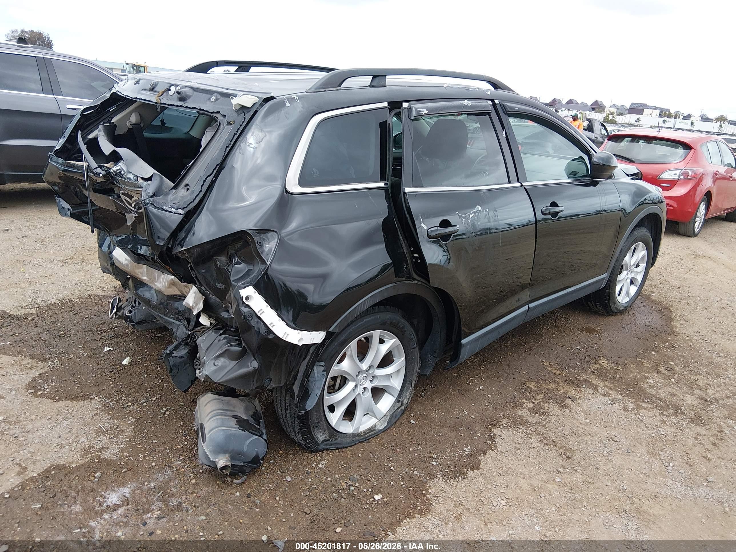 2012 Mazda Cx-9 Sport Black vin: JM3TB2BA7C0365828
