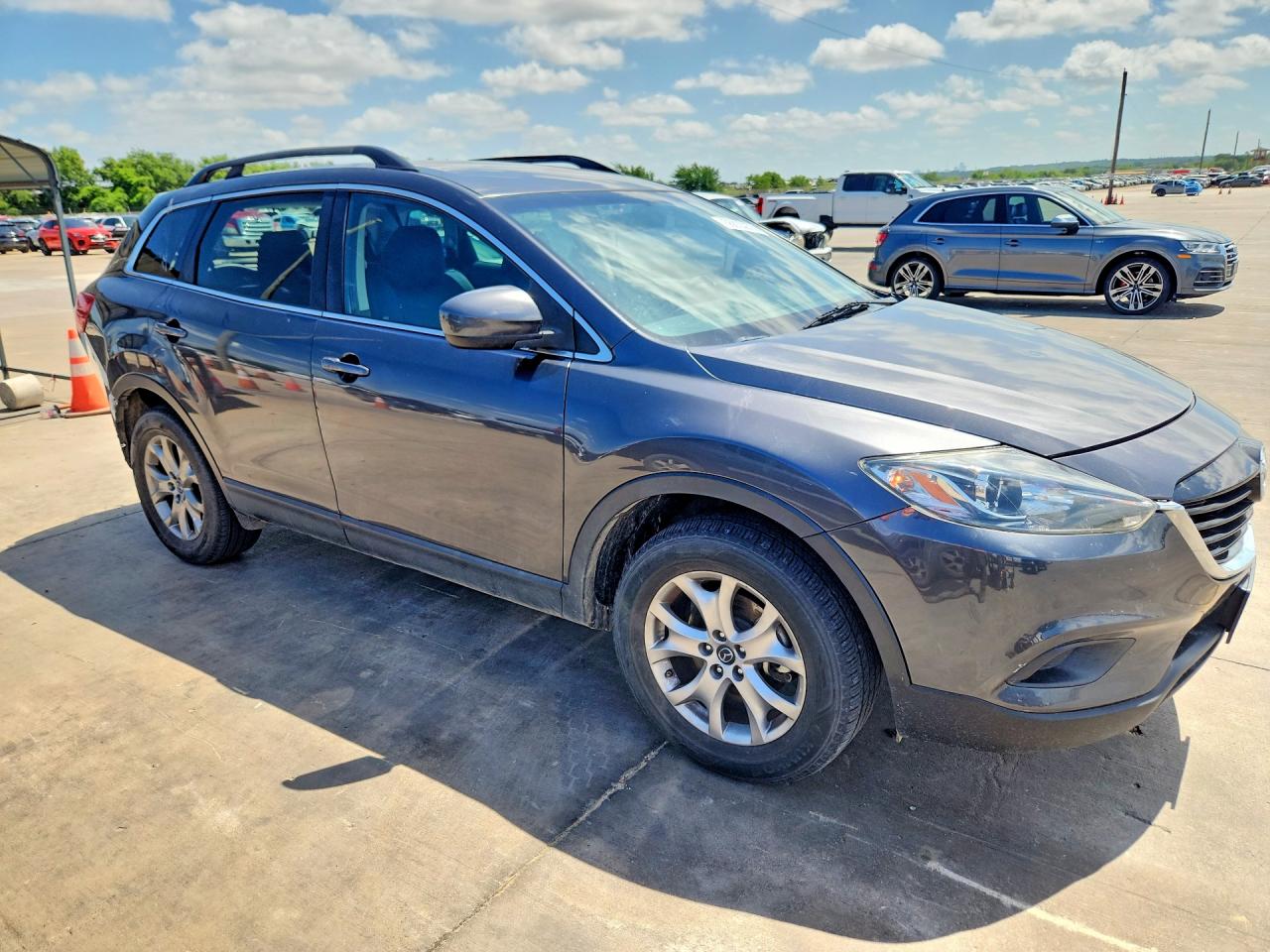 2015 Mazda Cx-9 Gray vin: JM3TB2BA7F0460247