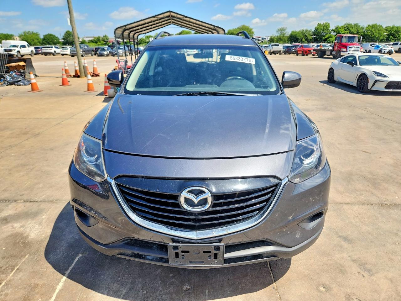 2015 Mazda Cx-9 Gray vin: JM3TB2BA7F0460247
