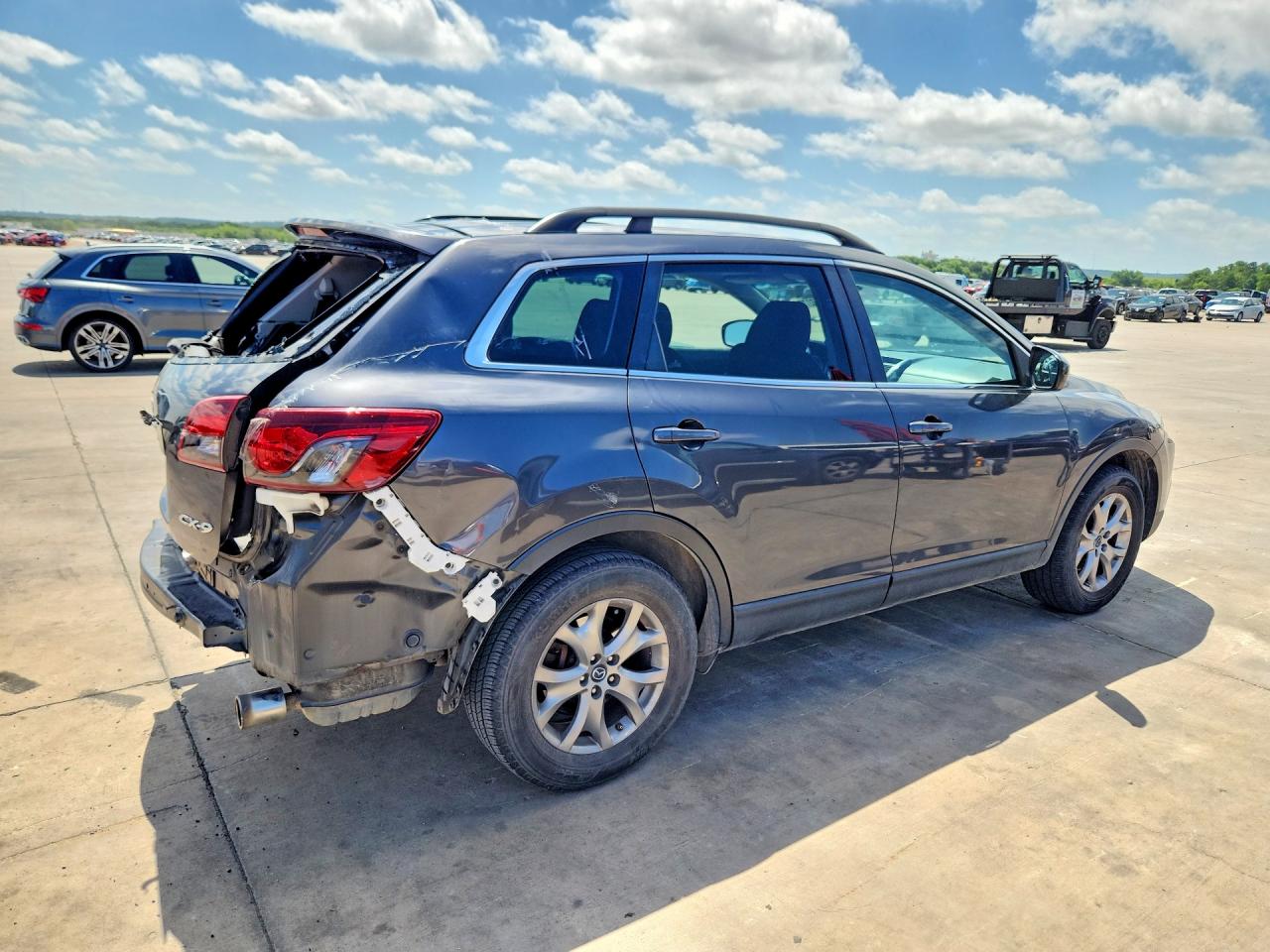 2015 Mazda Cx-9 Gray vin: JM3TB2BA7F0460247