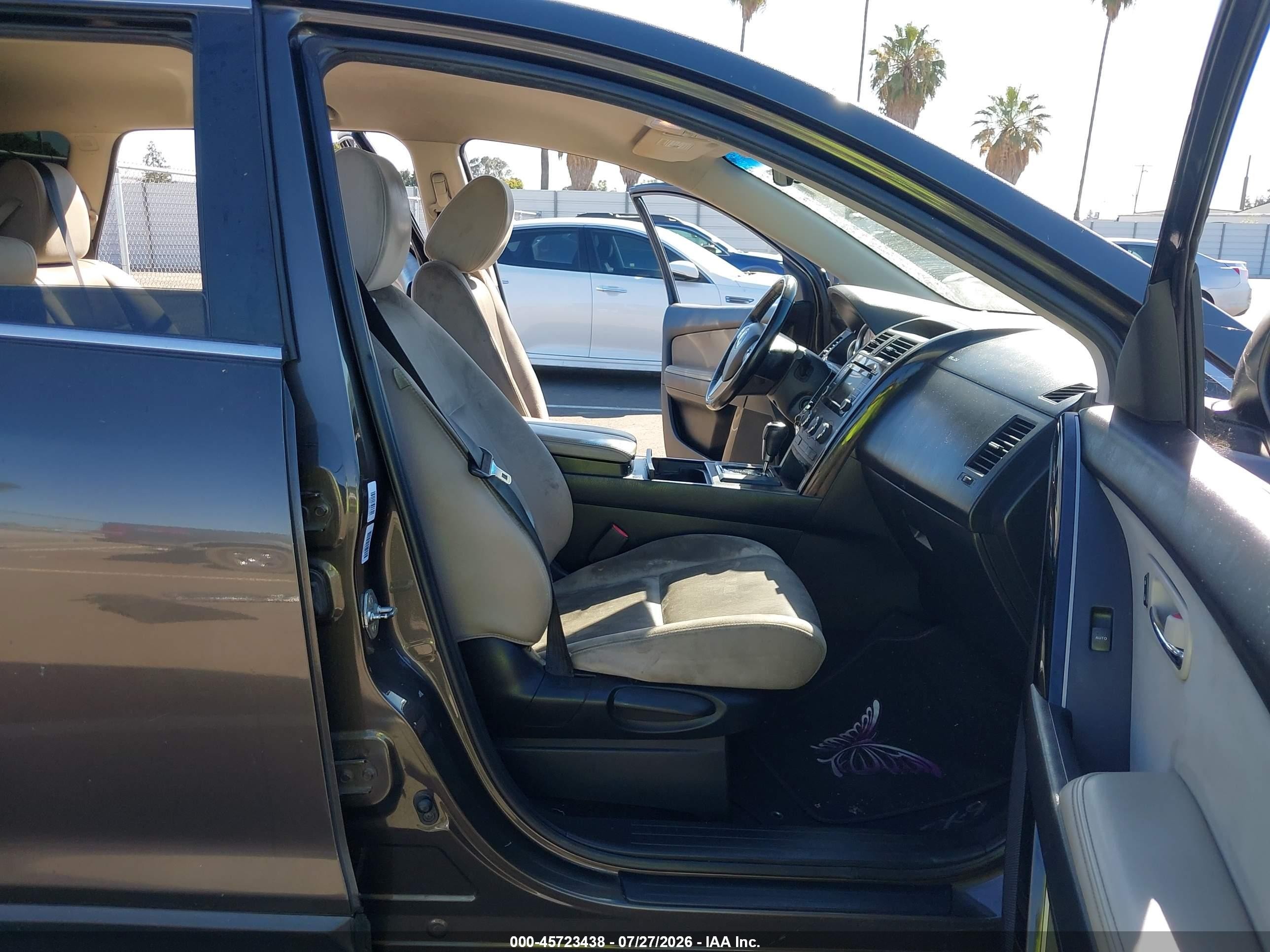 2015 Mazda Cx-9 Sport Gray vin: JM3TB2BA8F0453047