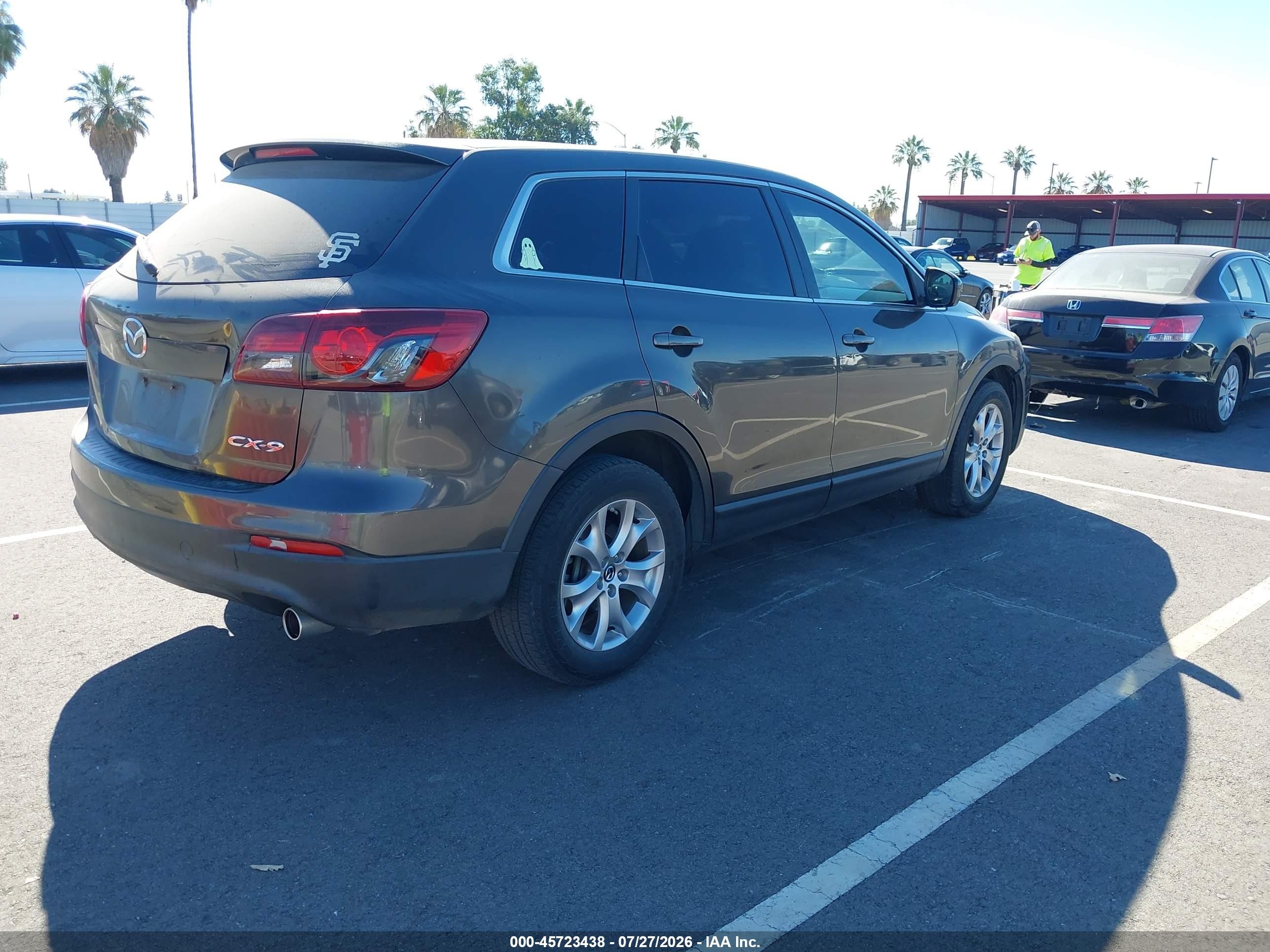 2015 Mazda Cx-9 Sport Gray vin: JM3TB2BA8F0453047