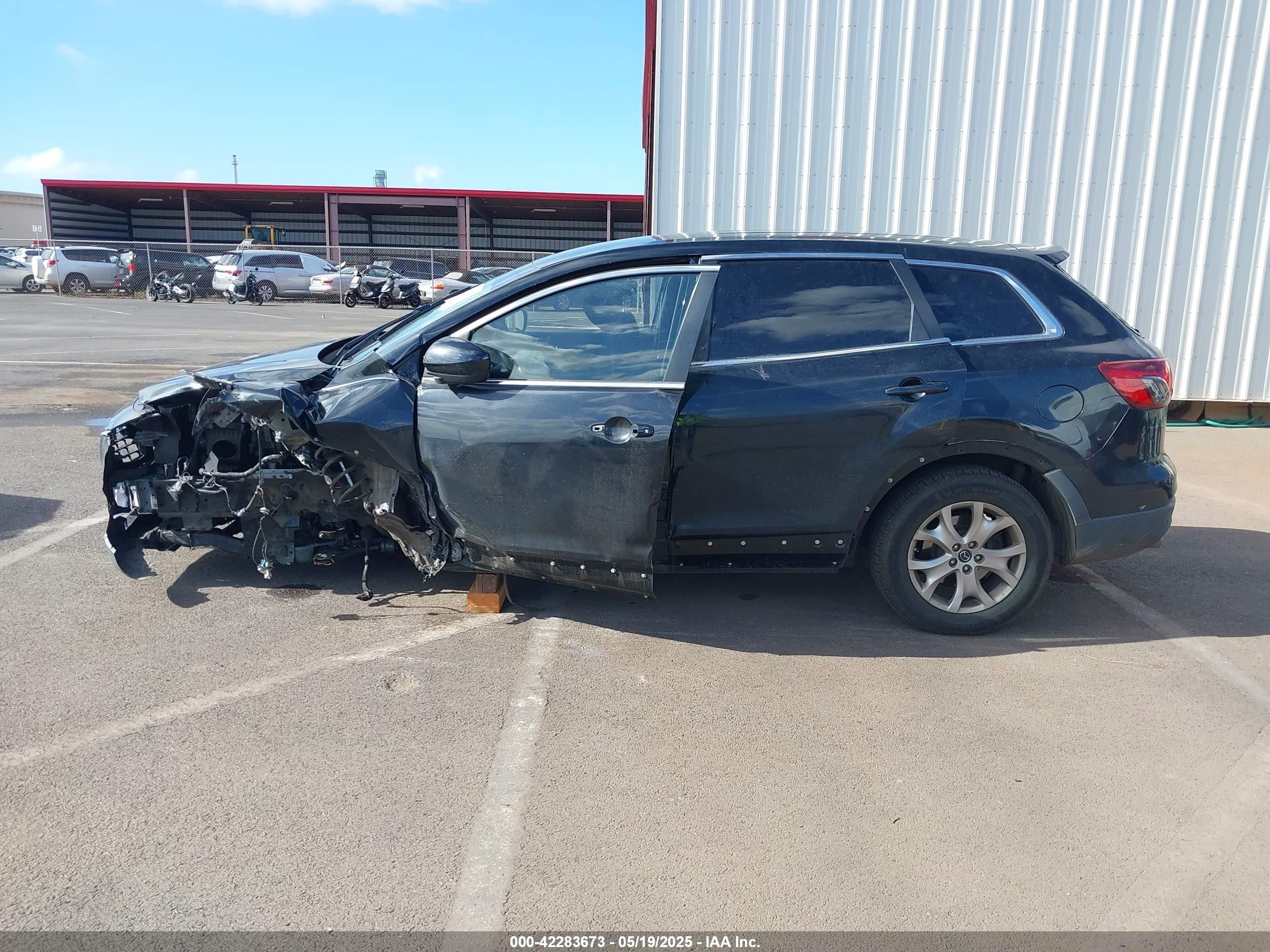 2014 Mazda Cx-9 Sport Черный vin: JM3TB2BA9E0438443