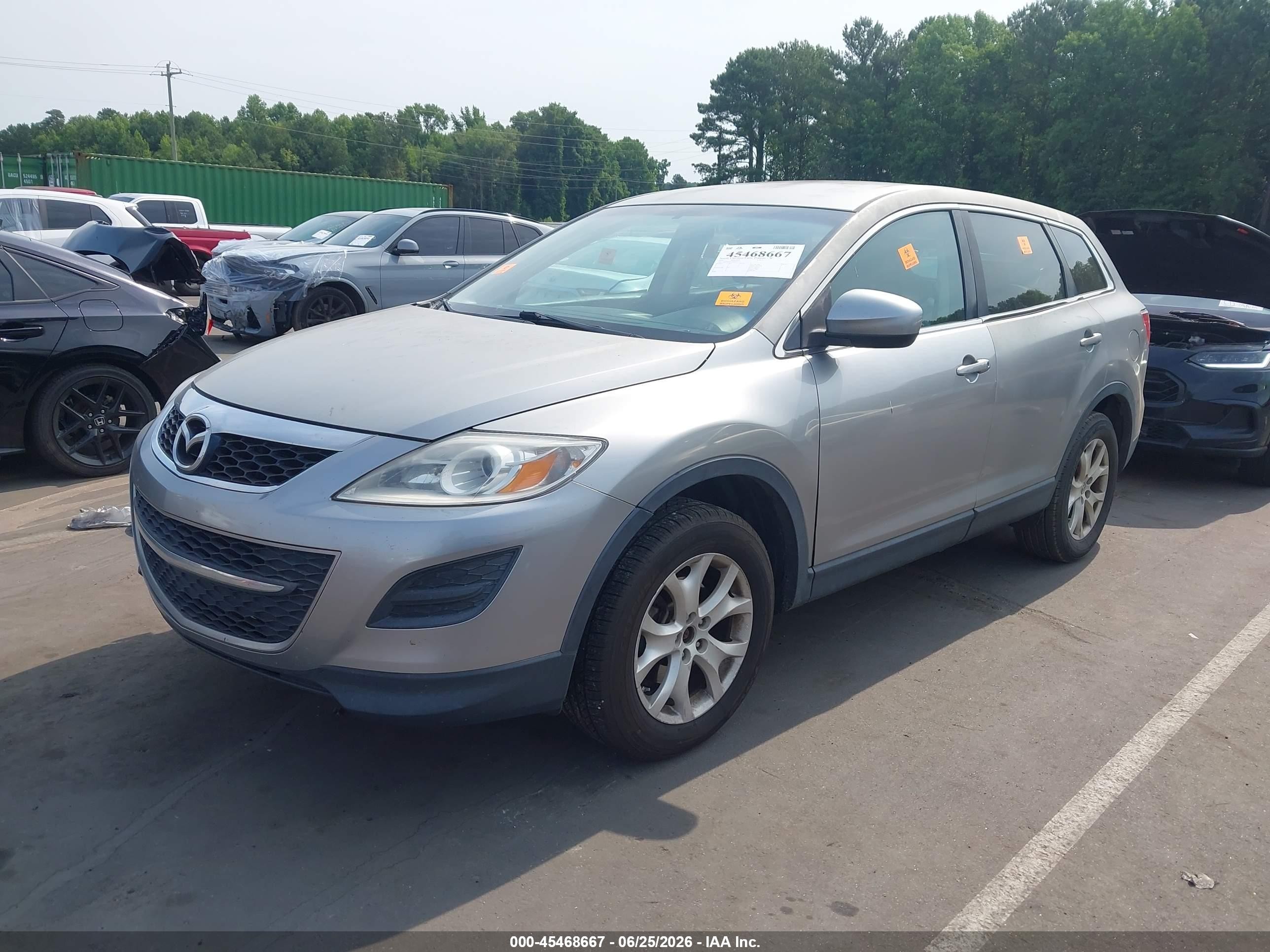 2011 Mazda Cx-9 Sport Серебряный vin: JM3TB2BAXB0302172