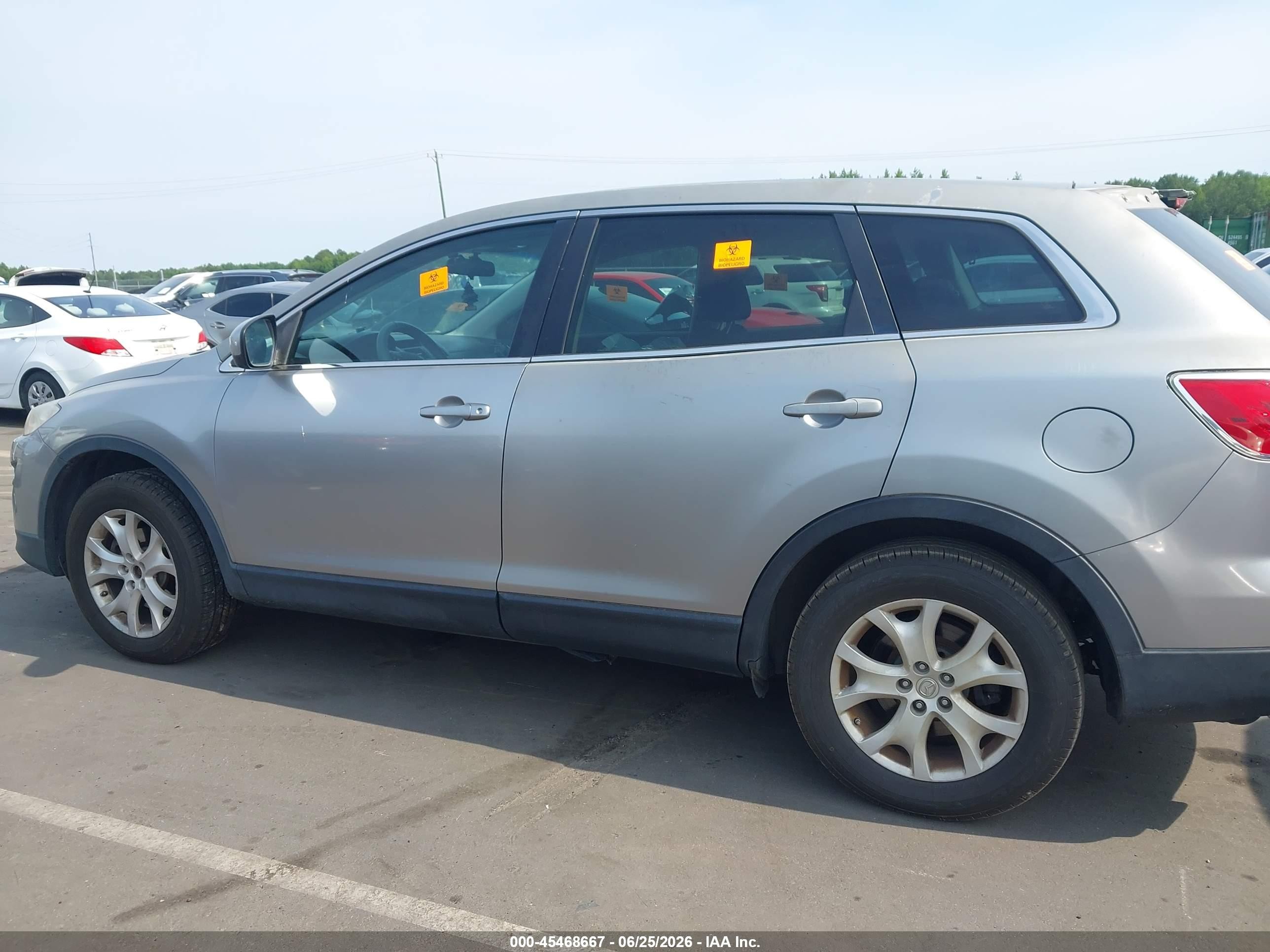 2011 Mazda Cx-9 Sport Серебряный vin: JM3TB2BAXB0302172