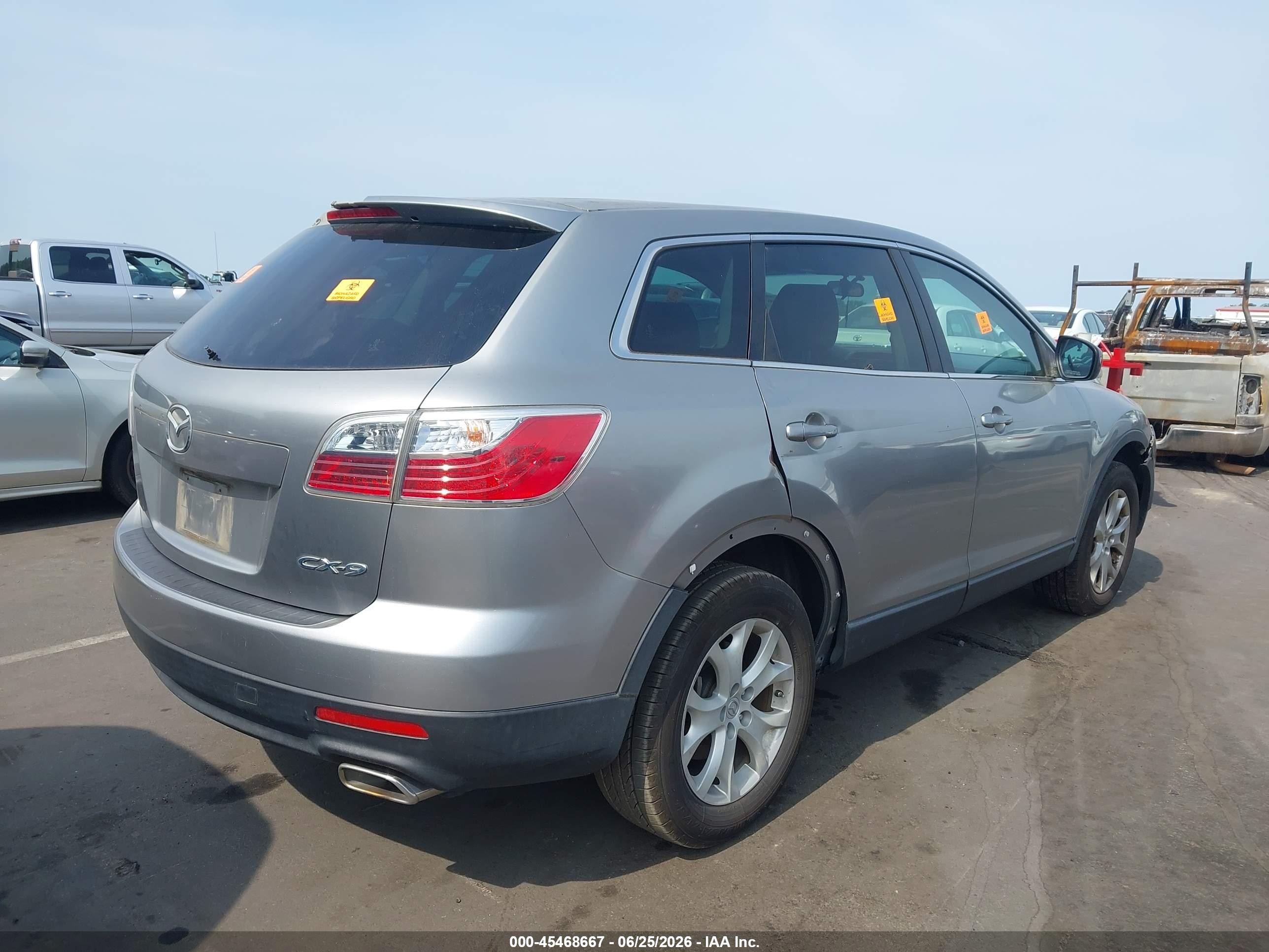 2011 Mazda Cx-9 Sport Серебряный vin: JM3TB2BAXB0302172
