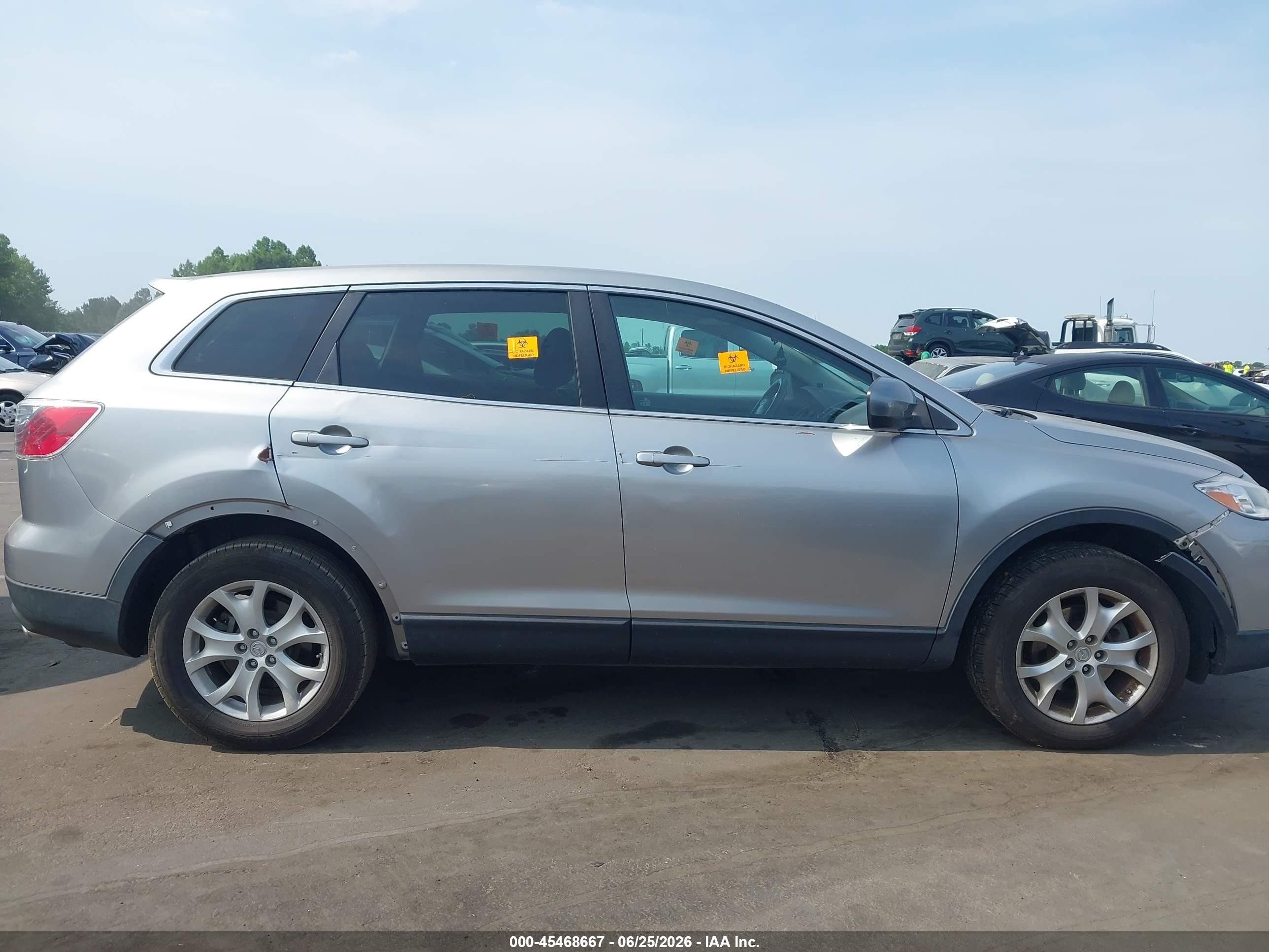 2011 Mazda Cx-9 Sport Серебряный vin: JM3TB2BAXB0302172