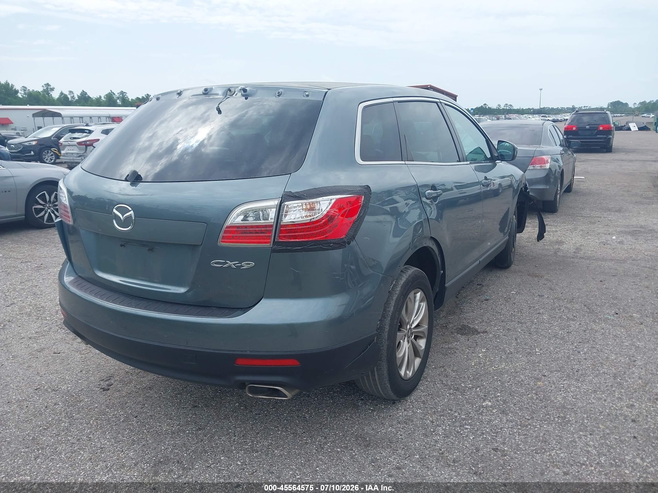 2011 Mazda Cx-9 Sport Blue vin: JM3TB2BAXB0319702