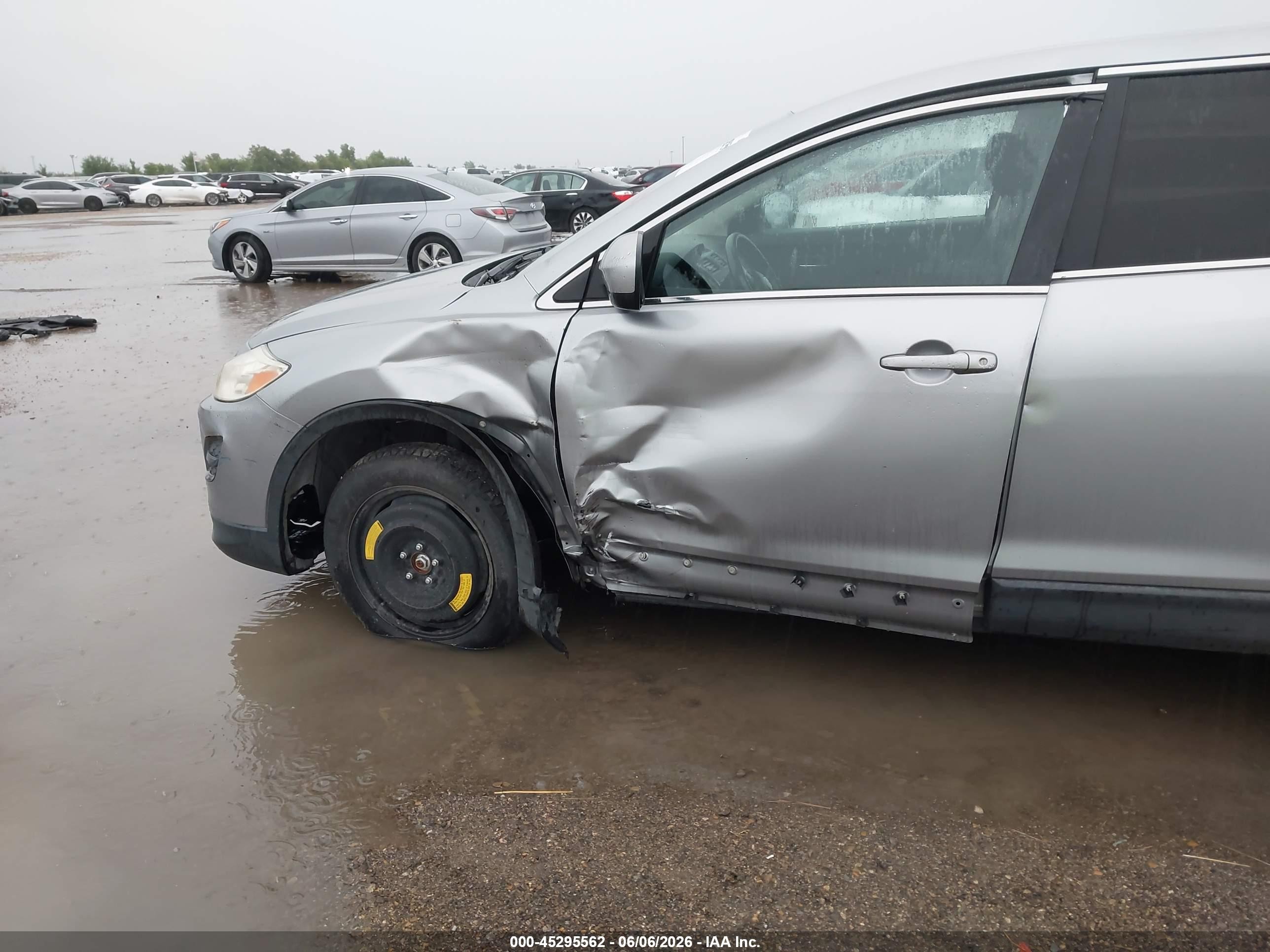 2012 Mazda Cx-9 Sport Серебряный vin: JM3TB2BV2C0341942