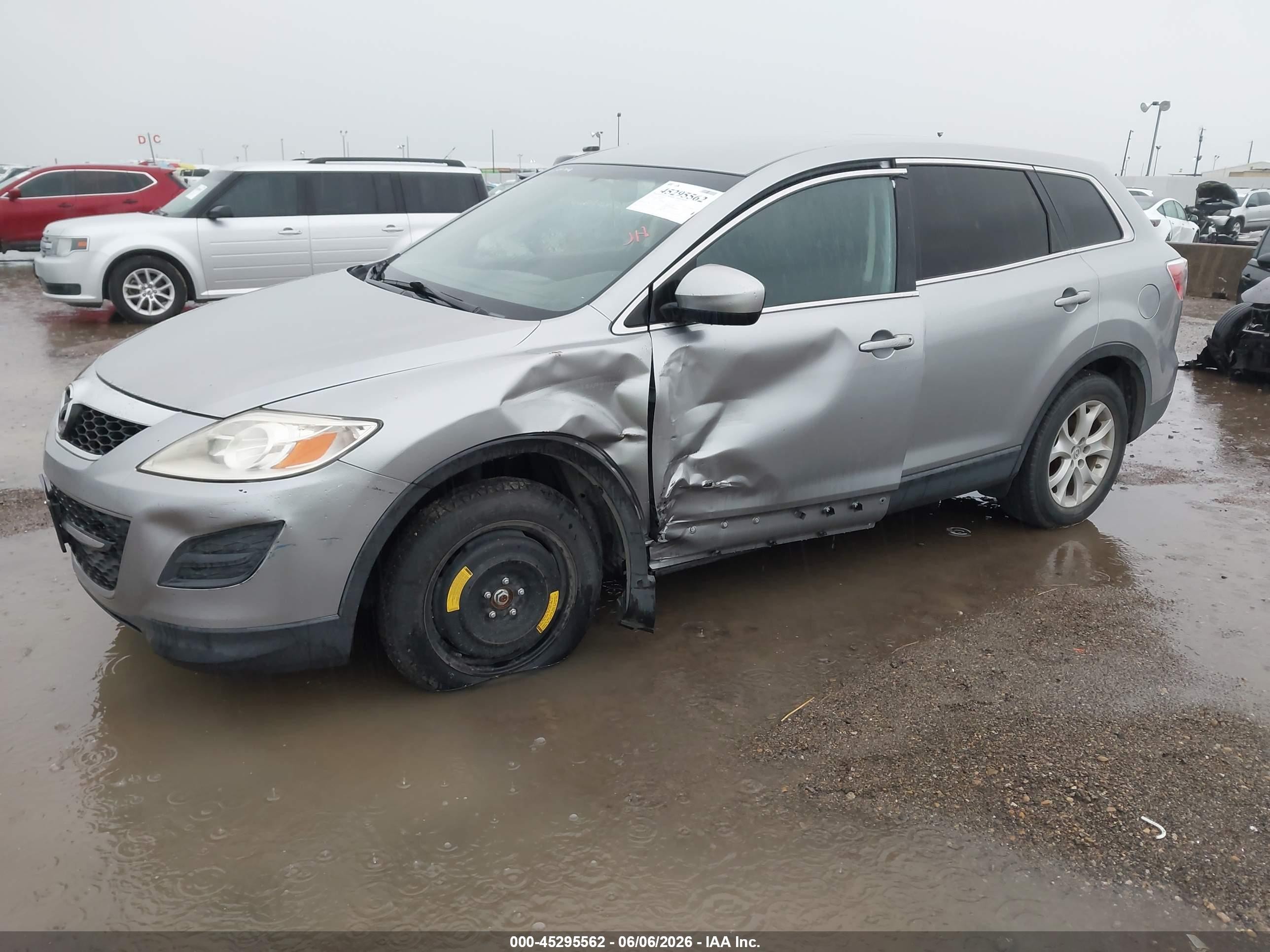 2012 Mazda Cx-9 Sport Серебряный vin: JM3TB2BV2C0341942