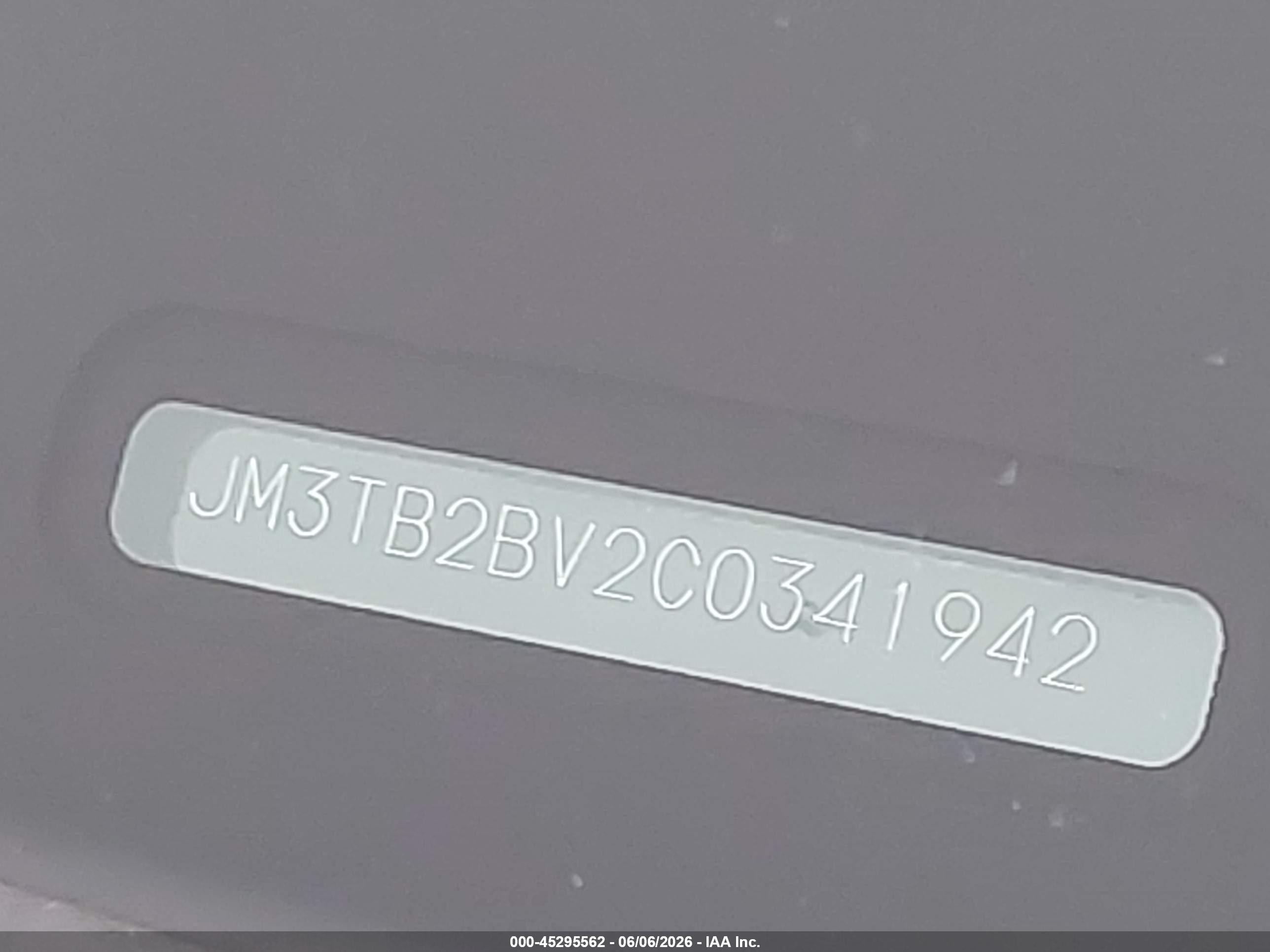 2012 Mazda Cx-9 Sport Серебряный vin: JM3TB2BV2C0341942