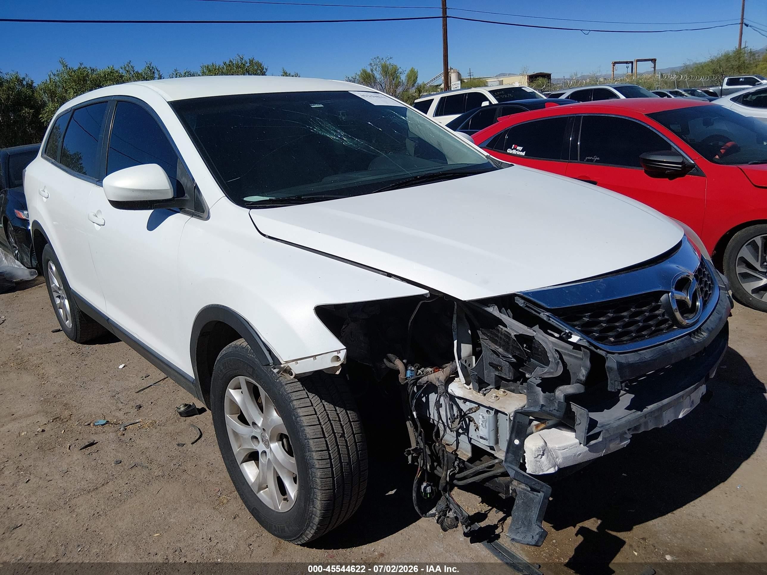 2011 Mazda Cx-9 Sport White vin: JM3TB2BV5B0313163