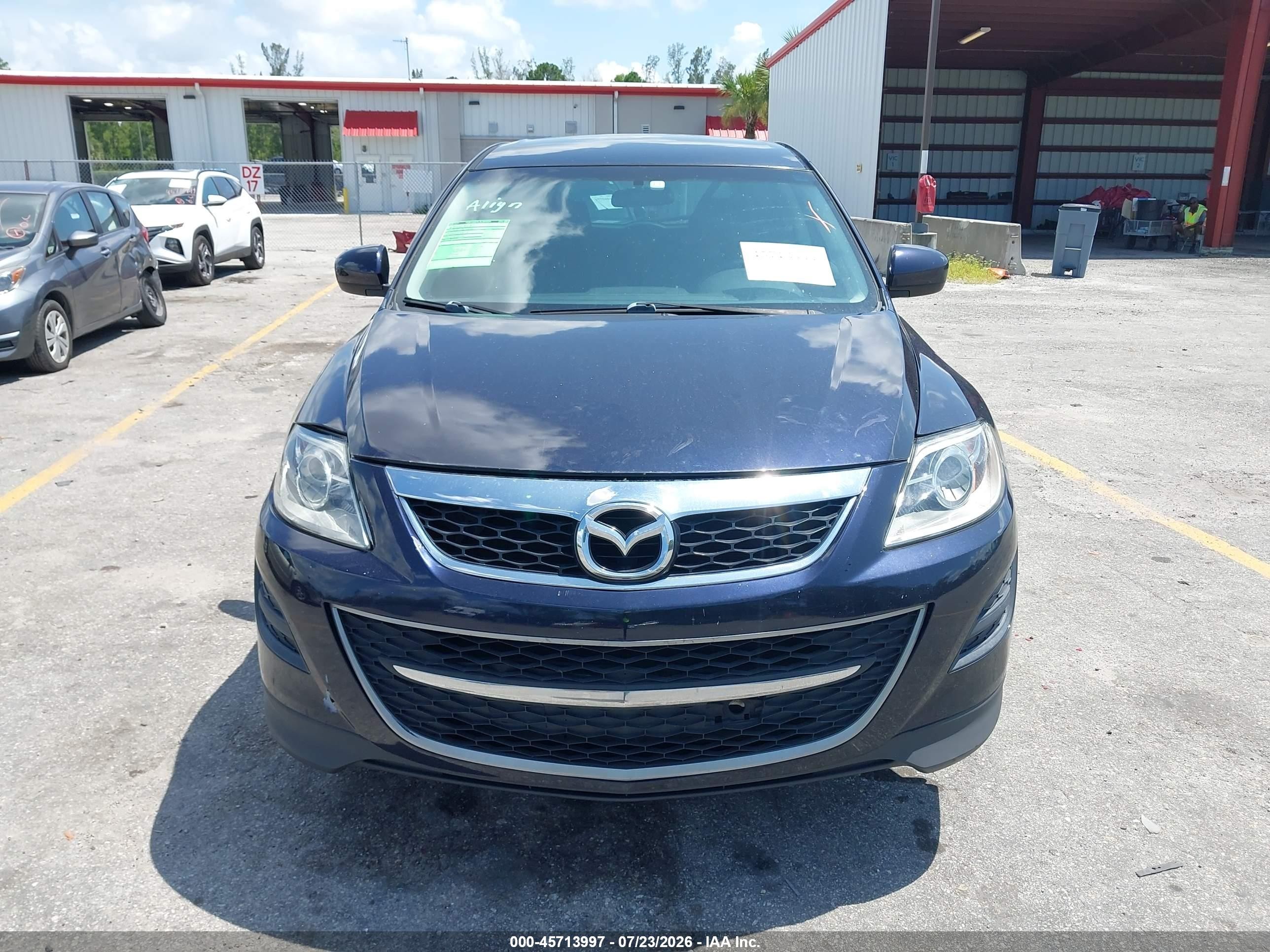 2012 Mazda Cx-9 Sport Dark Blue vin: JM3TB2BV5C0369220