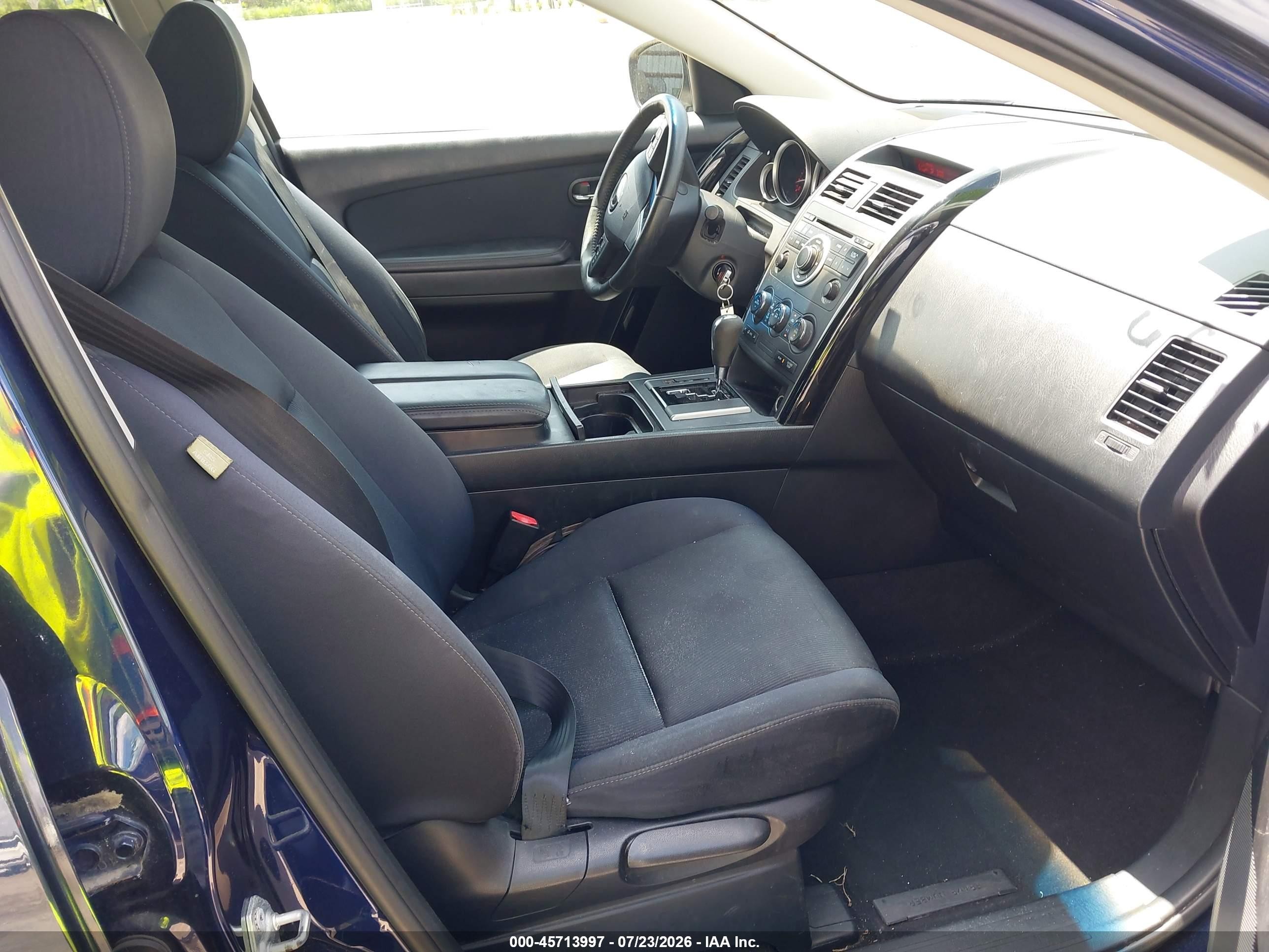 2012 Mazda Cx-9 Sport Dark Blue vin: JM3TB2BV5C0369220
