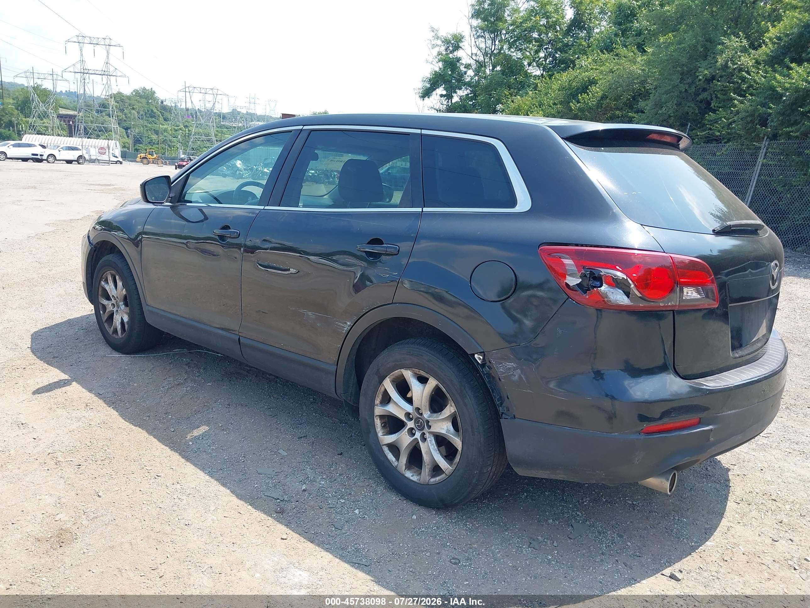 2014 Mazda Cx-9 Sport Black vin: JM3TB2BV6E0431971