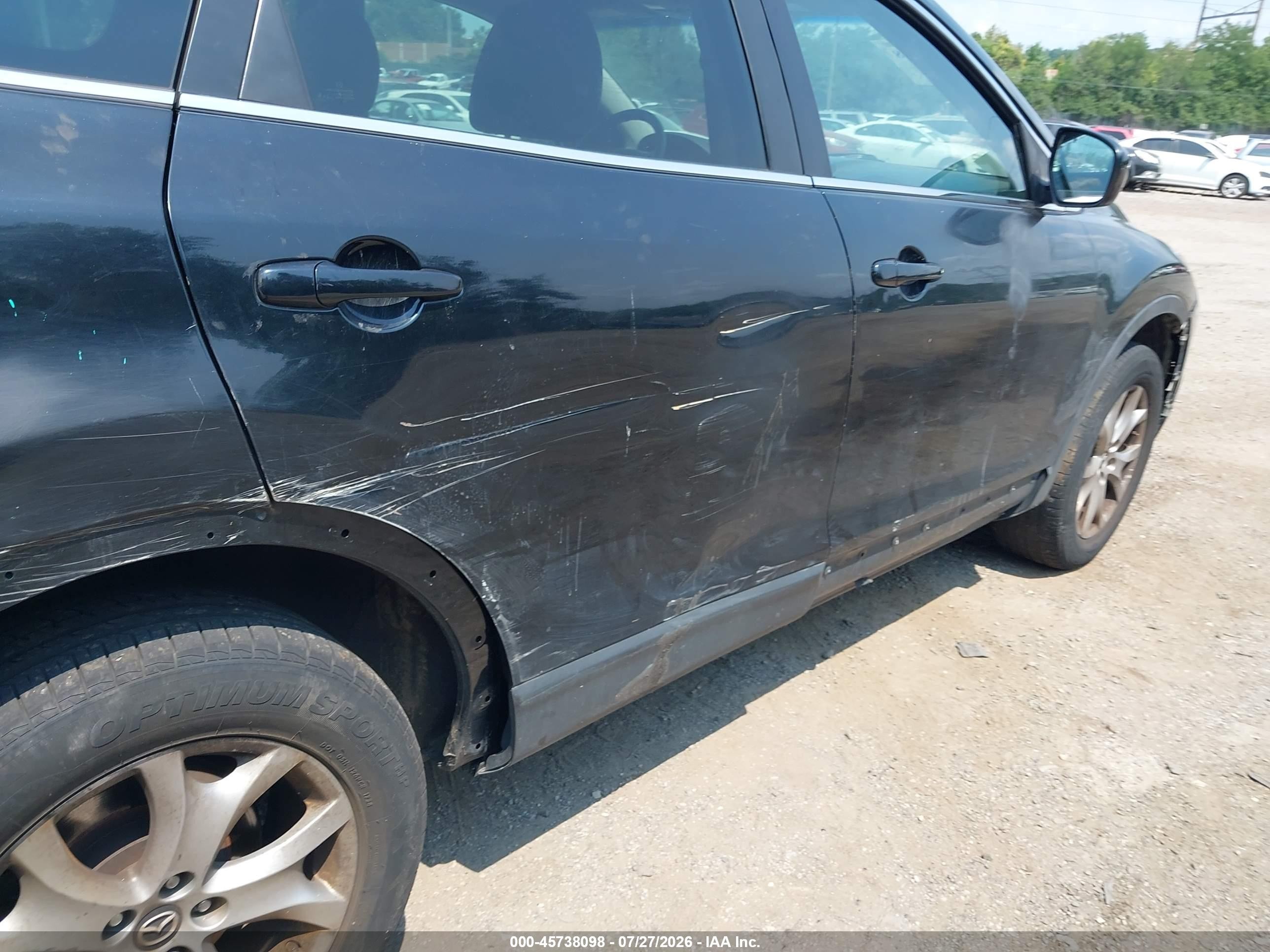 2014 Mazda Cx-9 Sport Black vin: JM3TB2BV6E0431971