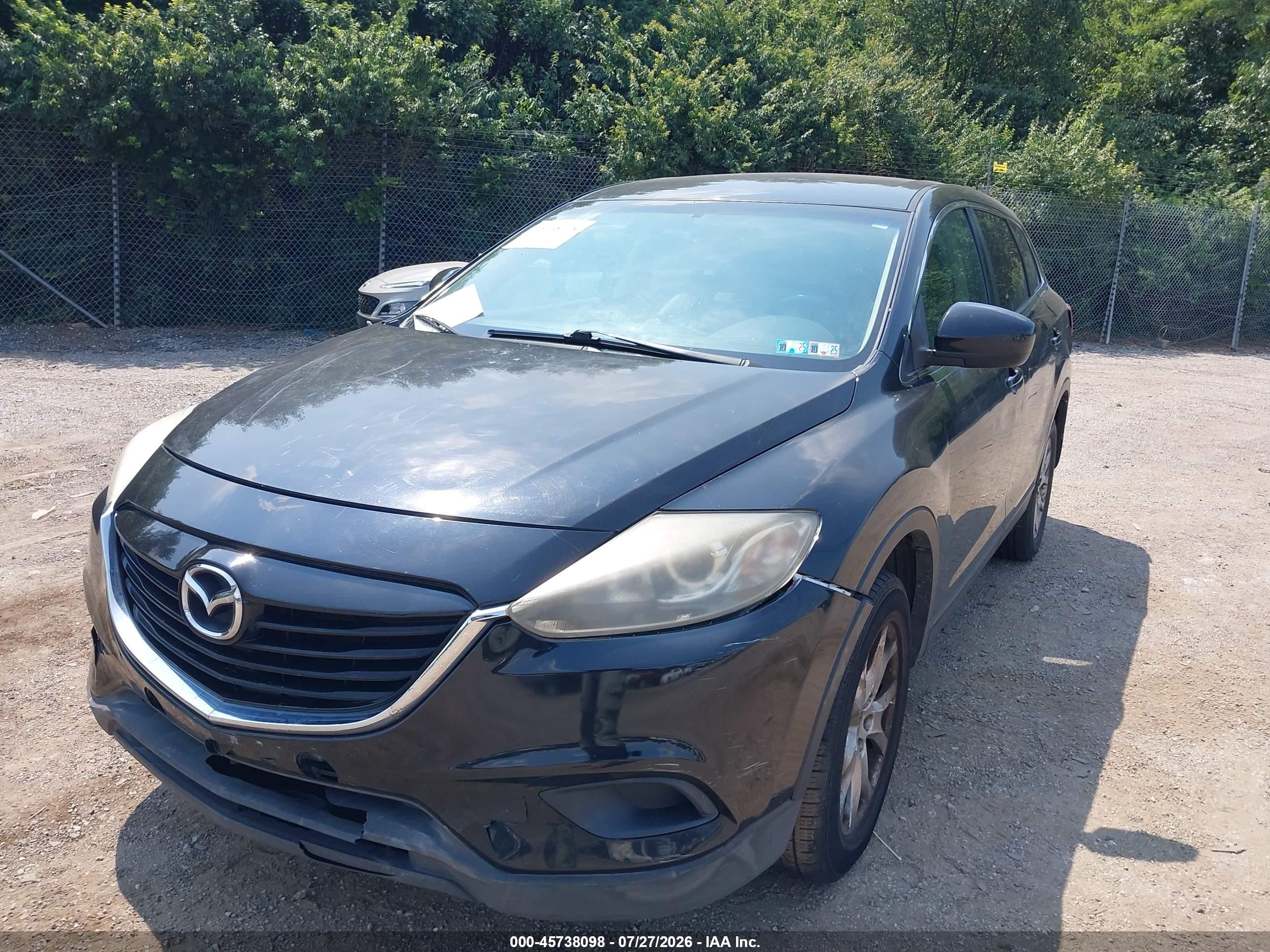 2014 Mazda Cx-9 Sport Black vin: JM3TB2BV6E0431971