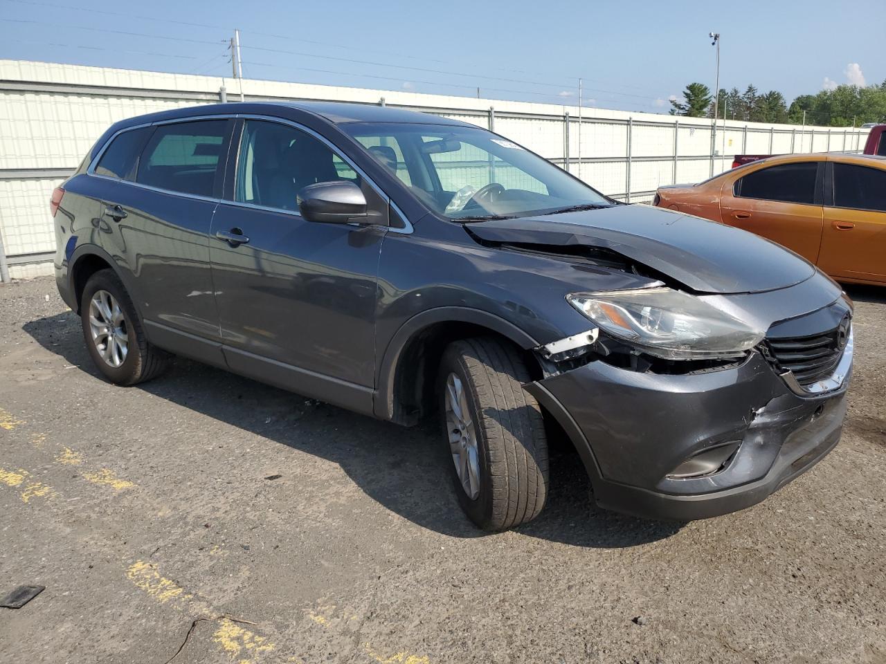 2015 Mazda Cx-9 Sport Gray vin: JM3TB2BV6F0457245