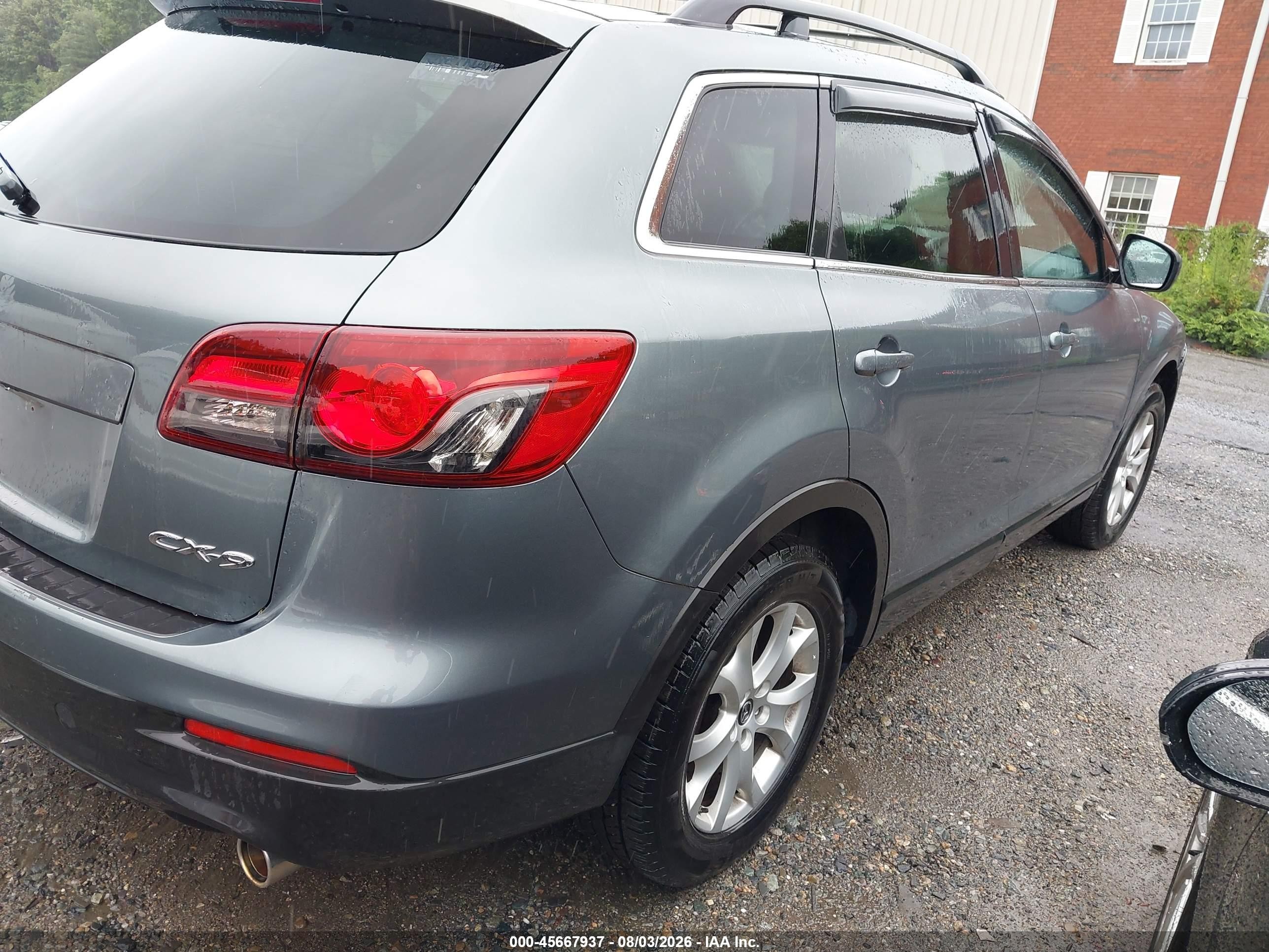 2013 Mazda Cx-9 Sport Light Blue vin: JM3TB2BV9D0411714