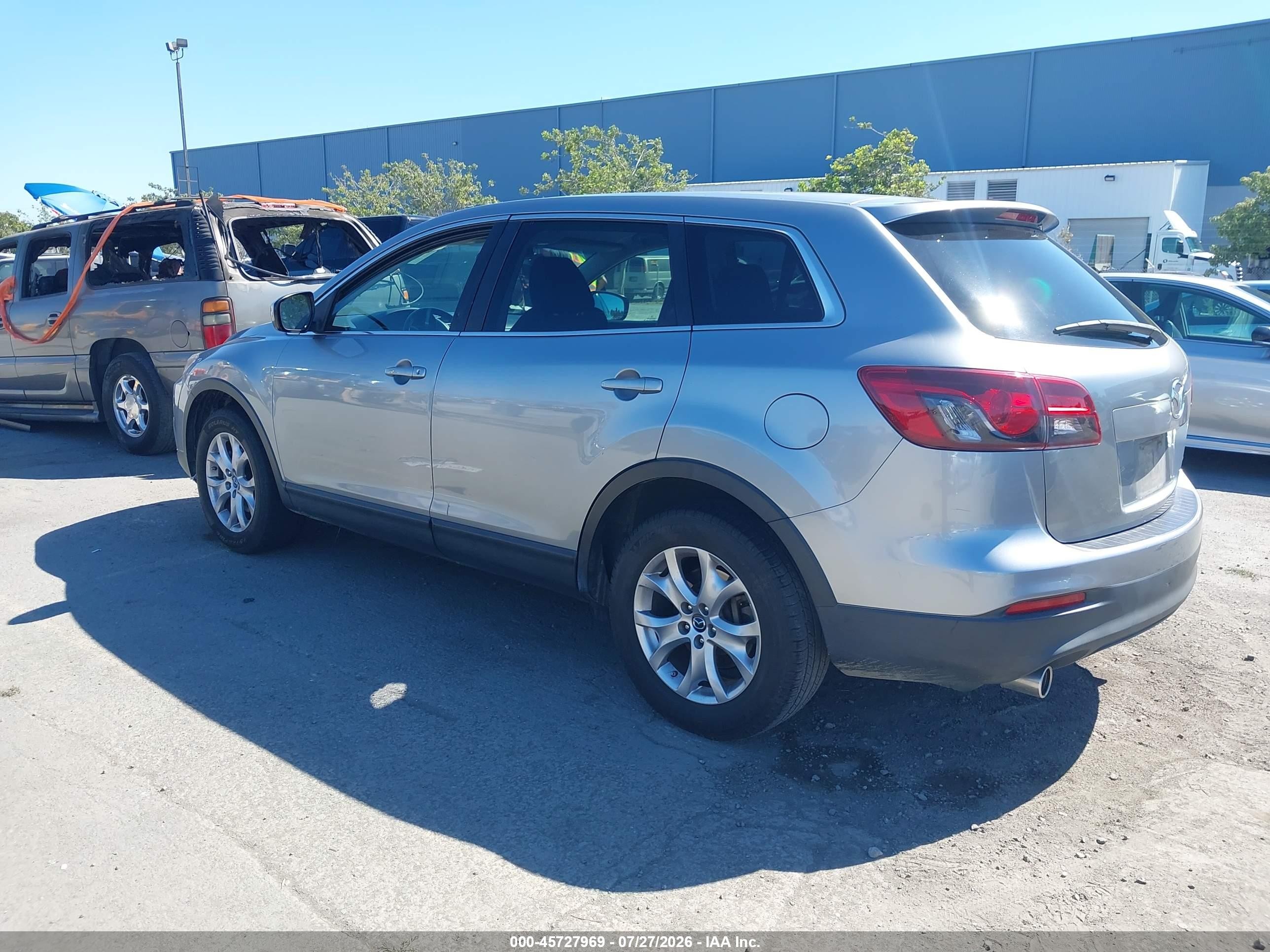 2014 Mazda Cx-9 Sport Silver vin: JM3TB2BV9E0434668