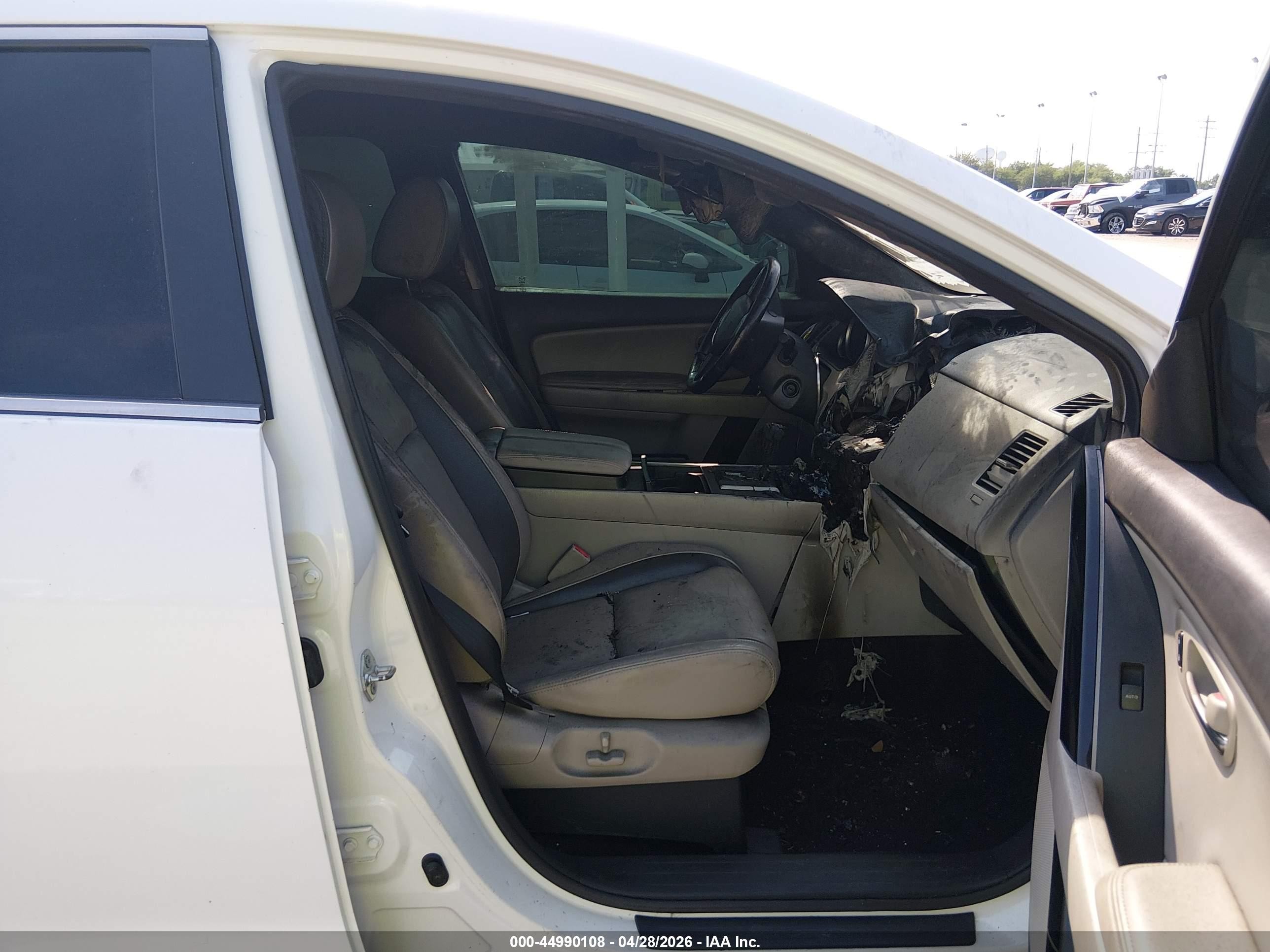 2012 Mazda Cx-9 Touring Белый vin: JM3TB2CA0C0349372