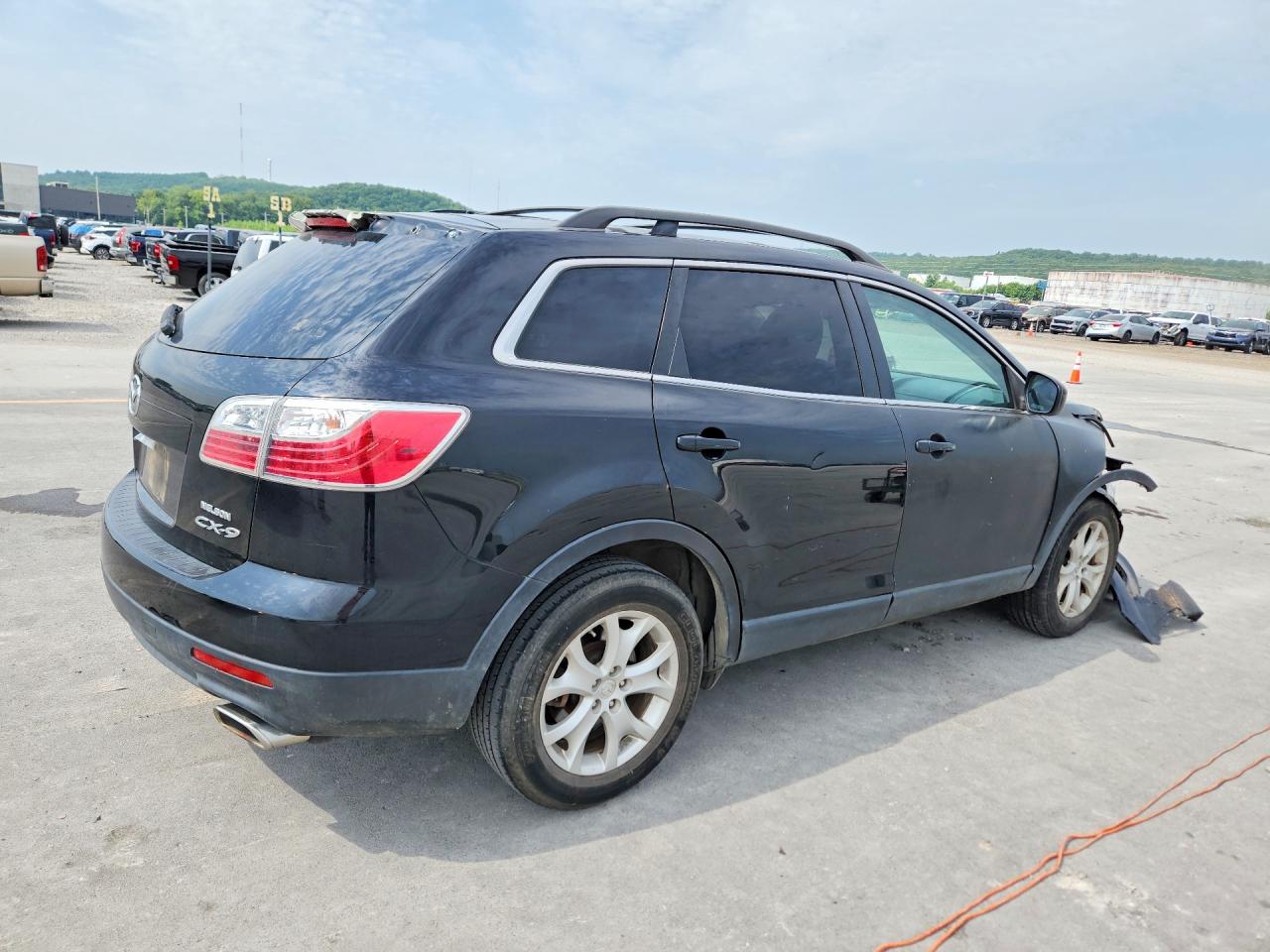 2012 Mazda Cx-9 Black vin: JM3TB2CA0C0362400