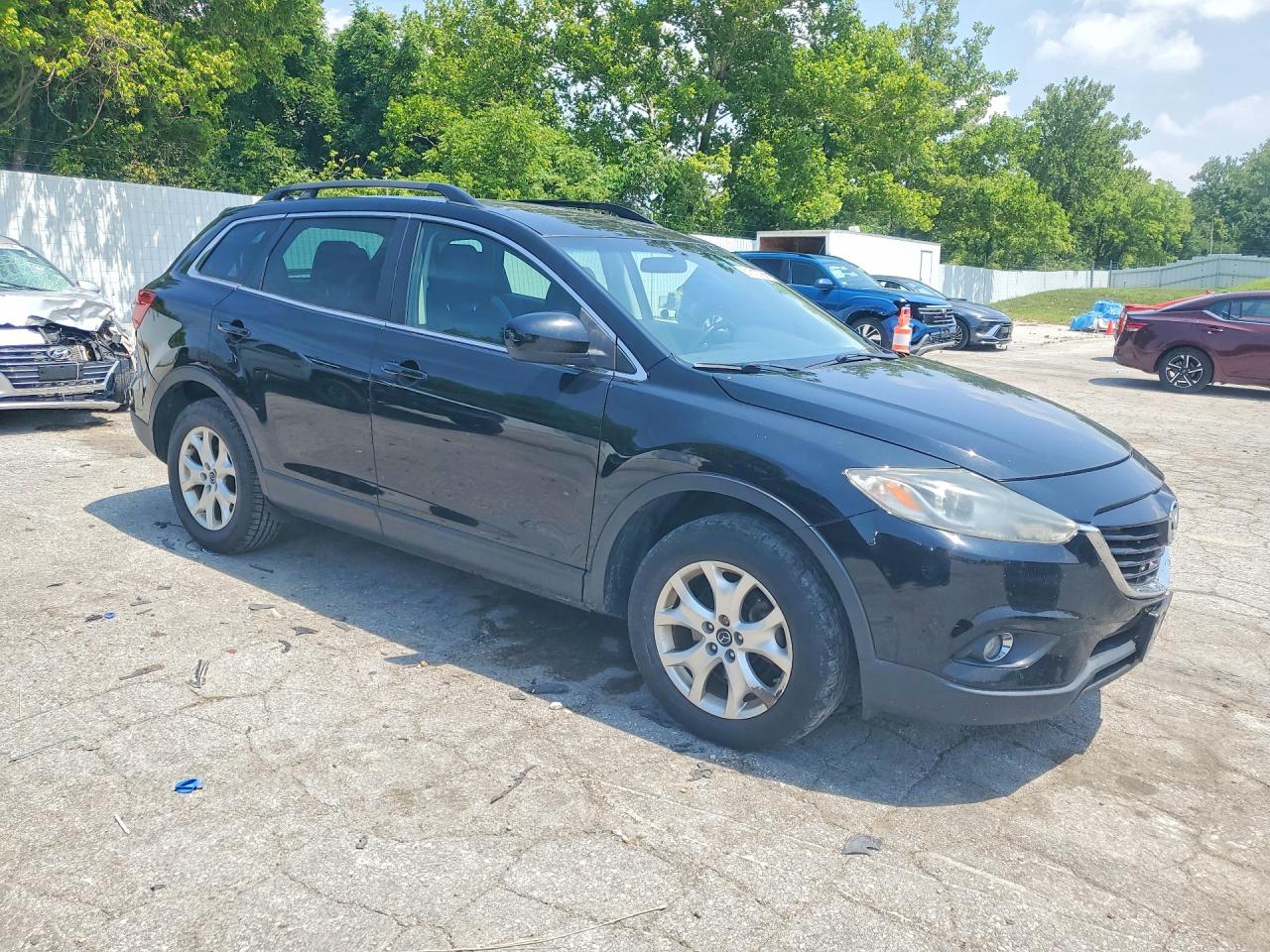 2013 Mazda Cx-9 Touring Black vin: JM3TB2CA0D0406736