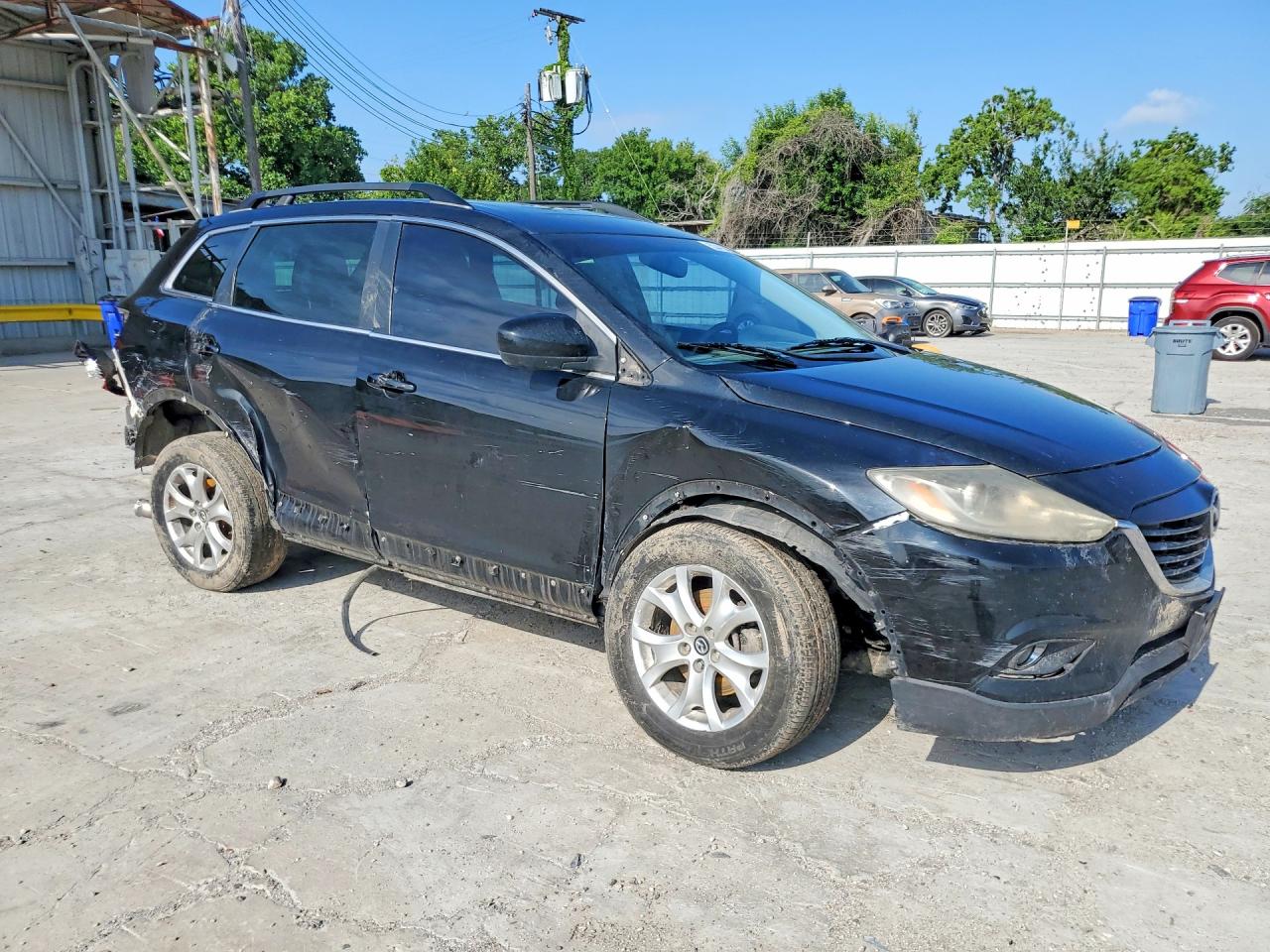 2013 Mazda Cx-9 Touring Black vin: JM3TB2CA0D0421592